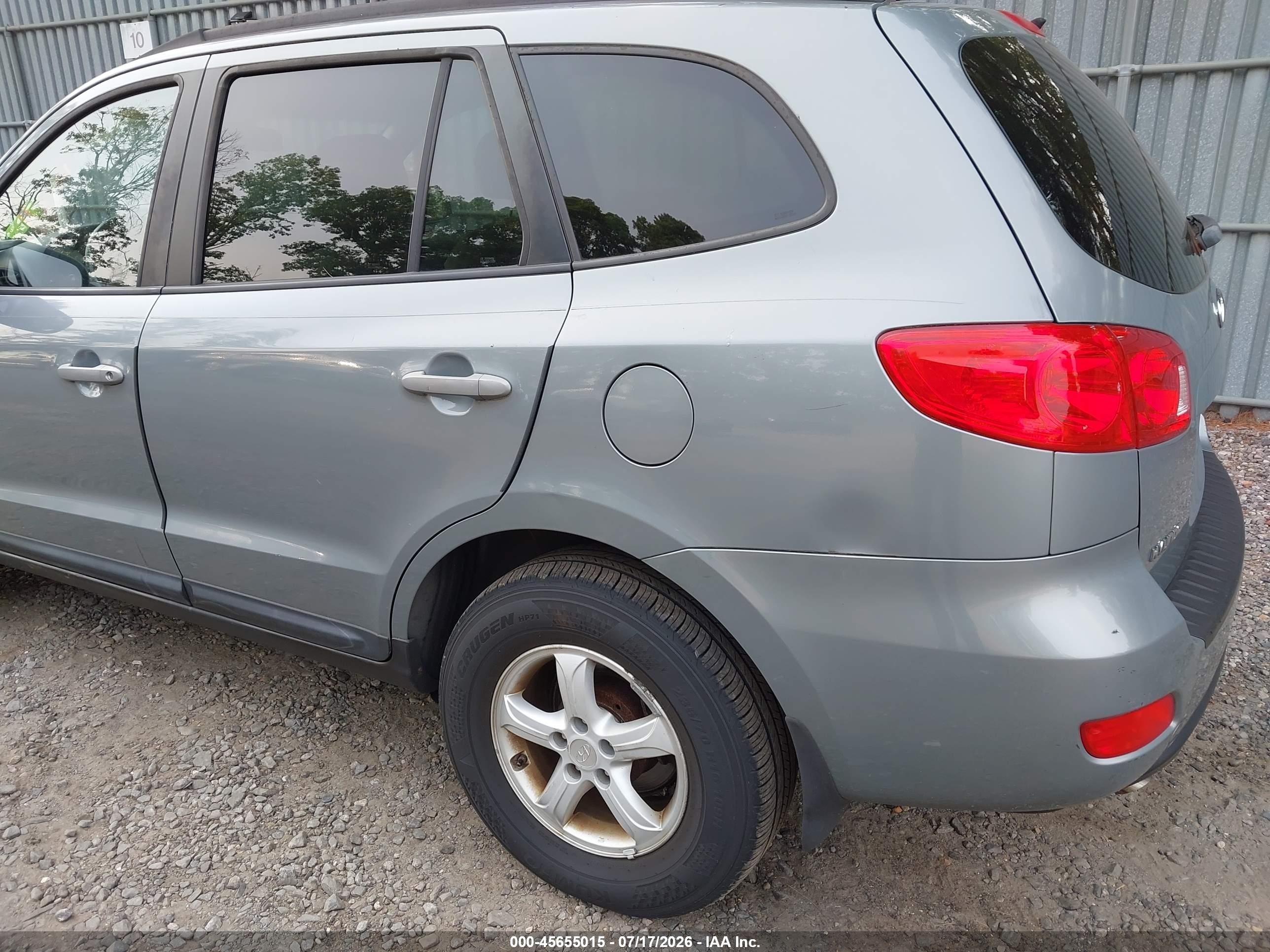 2008 Hyundai Santa Fe Gls Blue vin: 5NMSG73D58H212304