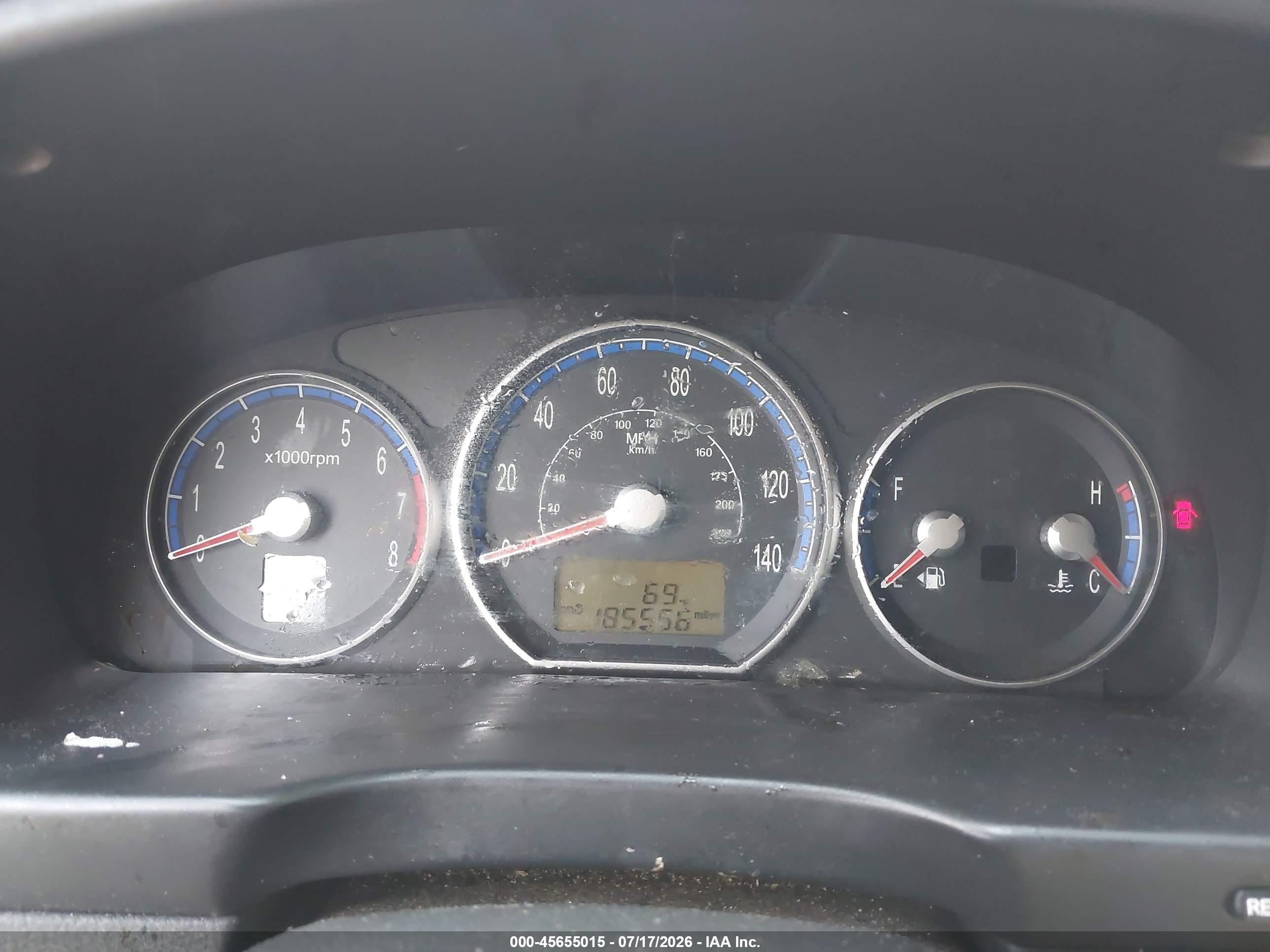 2008 Hyundai Santa Fe Gls Blue vin: 5NMSG73D58H212304