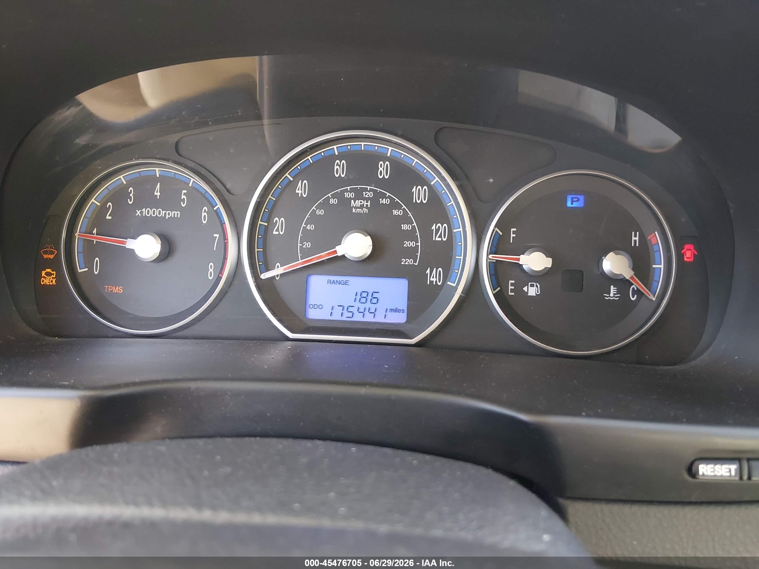 2009 Hyundai Santa Fe Gls Black vin: 5NMSG73D59H304451