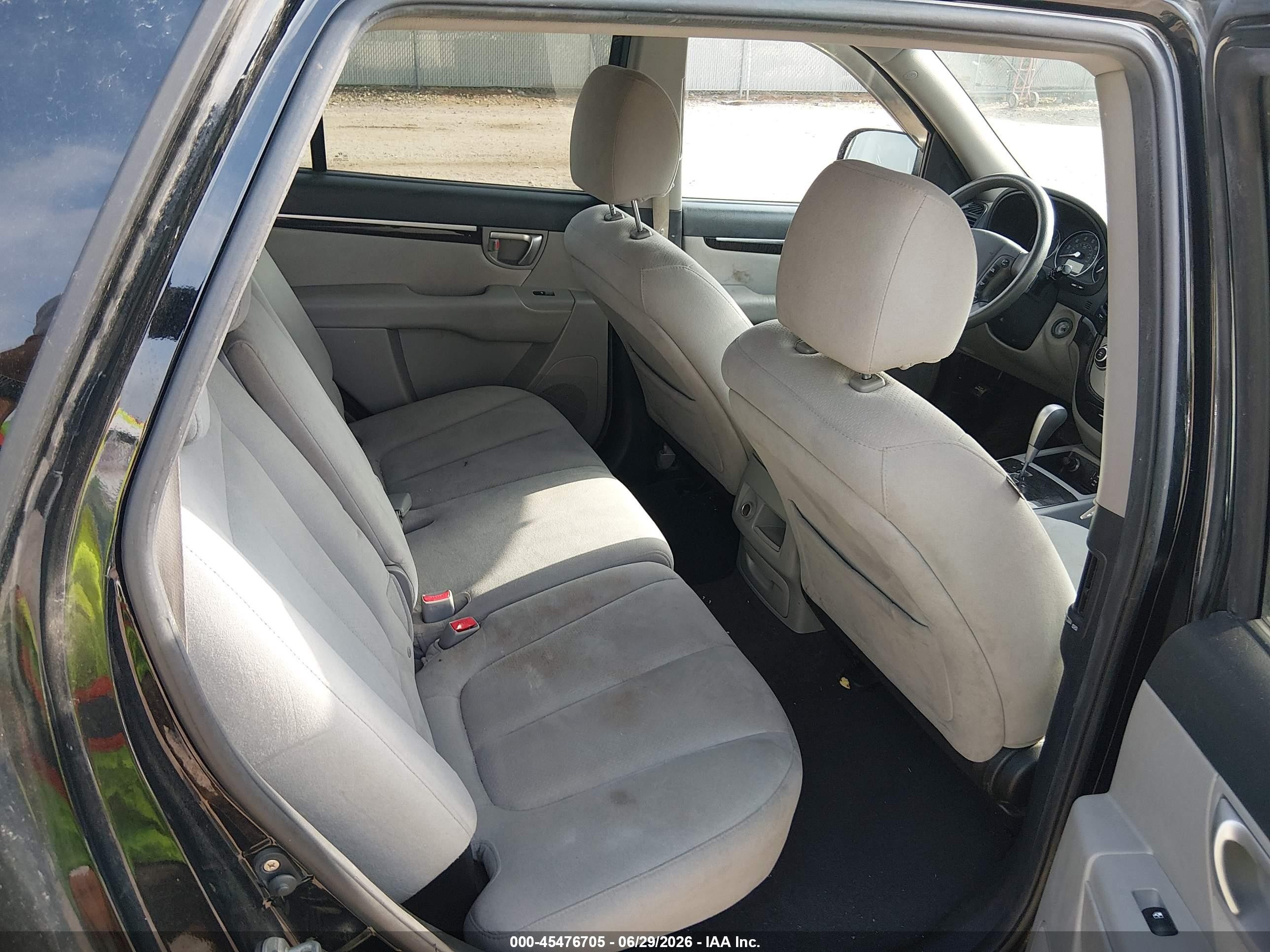 2009 Hyundai Santa Fe Gls Black vin: 5NMSG73D59H304451