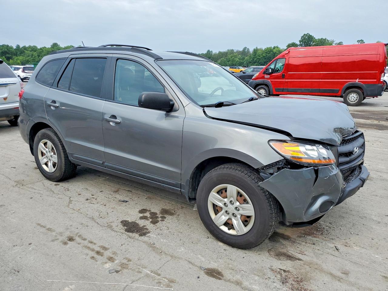 2009 Hyundai Santa Fe Gls Gray vin: 5NMSG73D59H319967