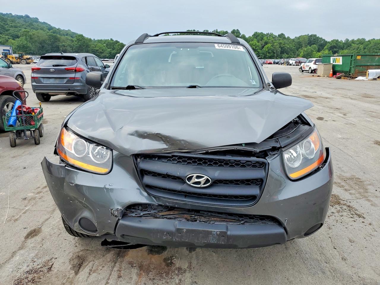 2009 Hyundai Santa Fe Gls Gray vin: 5NMSG73D59H319967