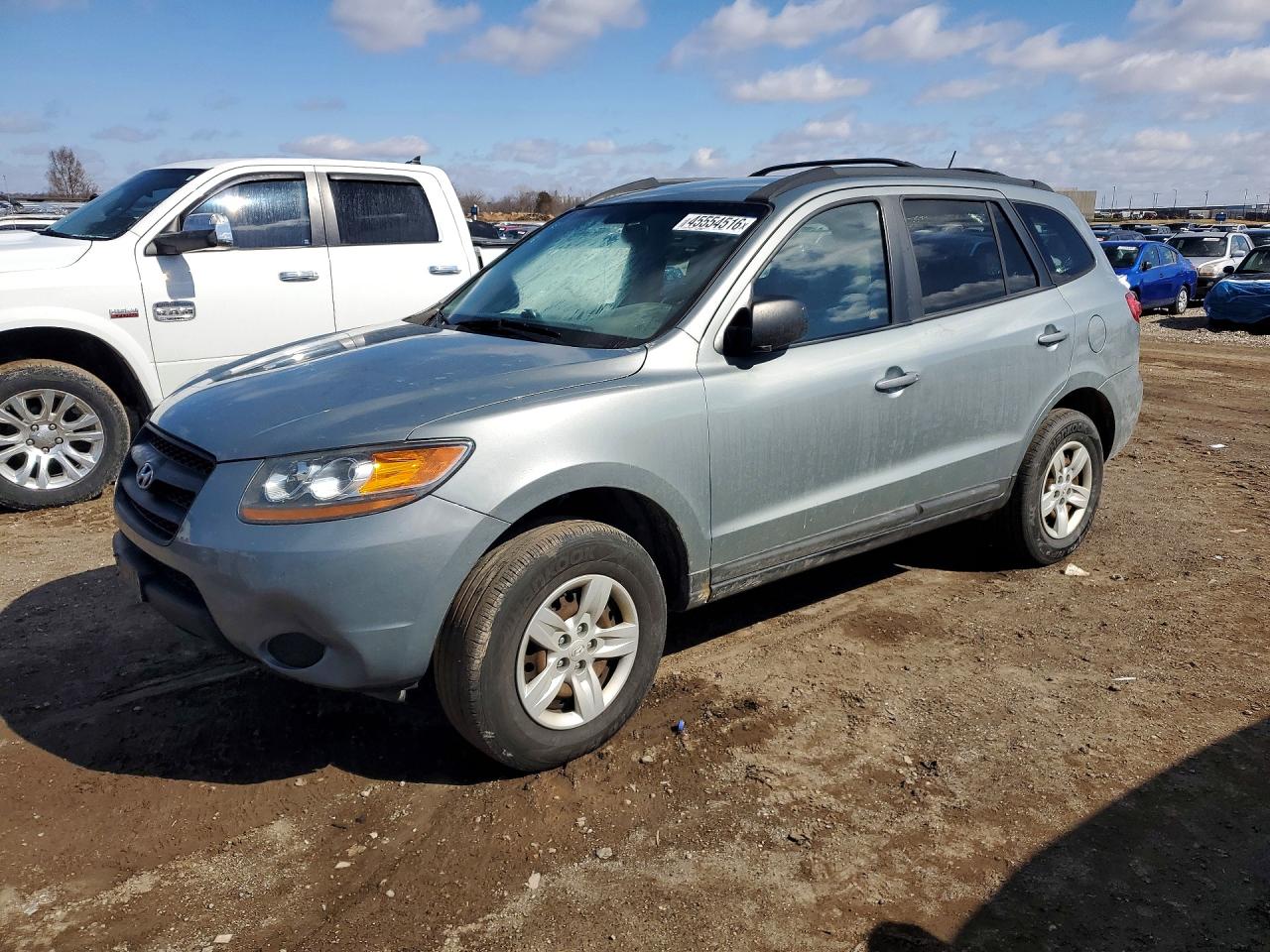 2009 Hyundai Santa Fe Gray vin: 5NMSG73D59H322223