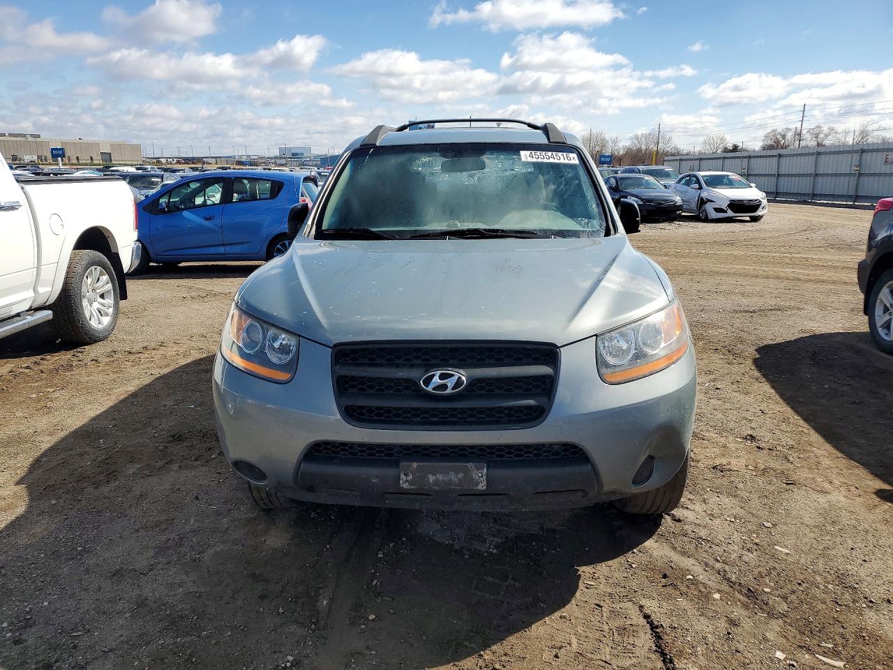 2009 Hyundai Santa Fe Gray vin: 5NMSG73D59H322223