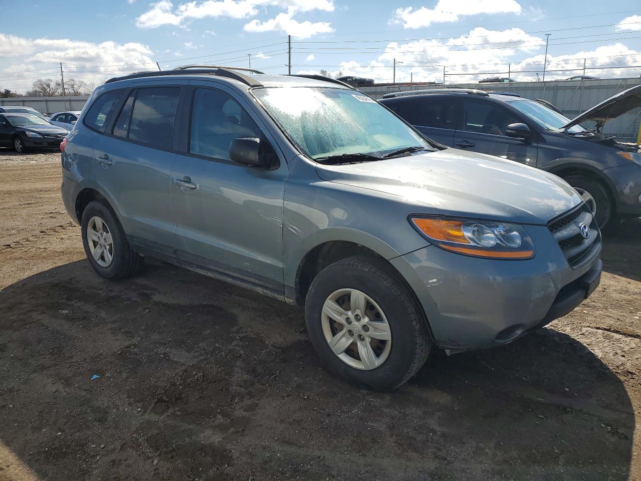 2009 Hyundai Santa Fe Gray vin: 5NMSG73D59H322223