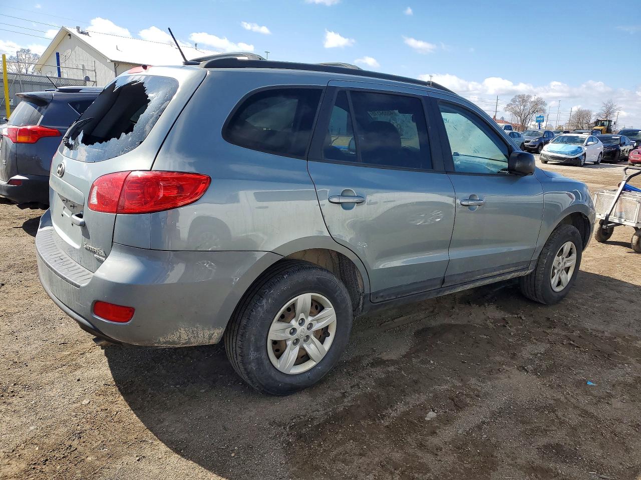 2009 Hyundai Santa Fe Gray vin: 5NMSG73D59H322223