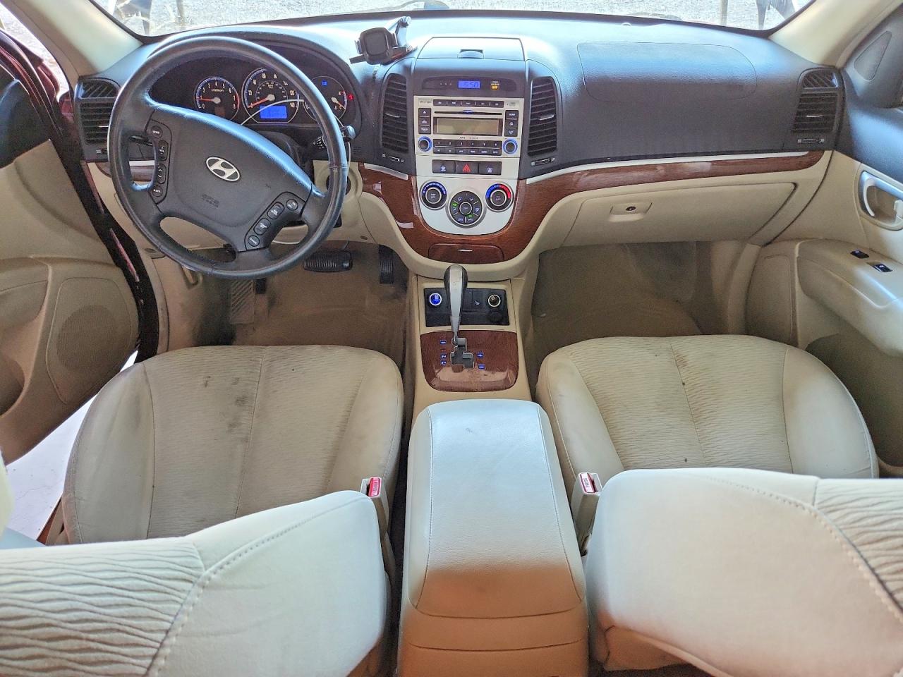 2007 Hyundai Santa Fe Gls Burgundy vin: 5NMSG73D67H076859