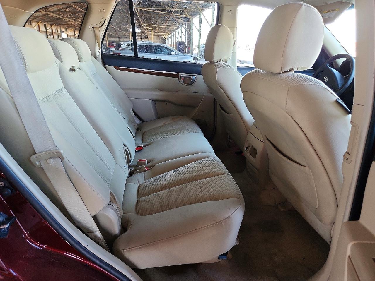 2007 Hyundai Santa Fe Gls Burgundy vin: 5NMSG73D67H076859