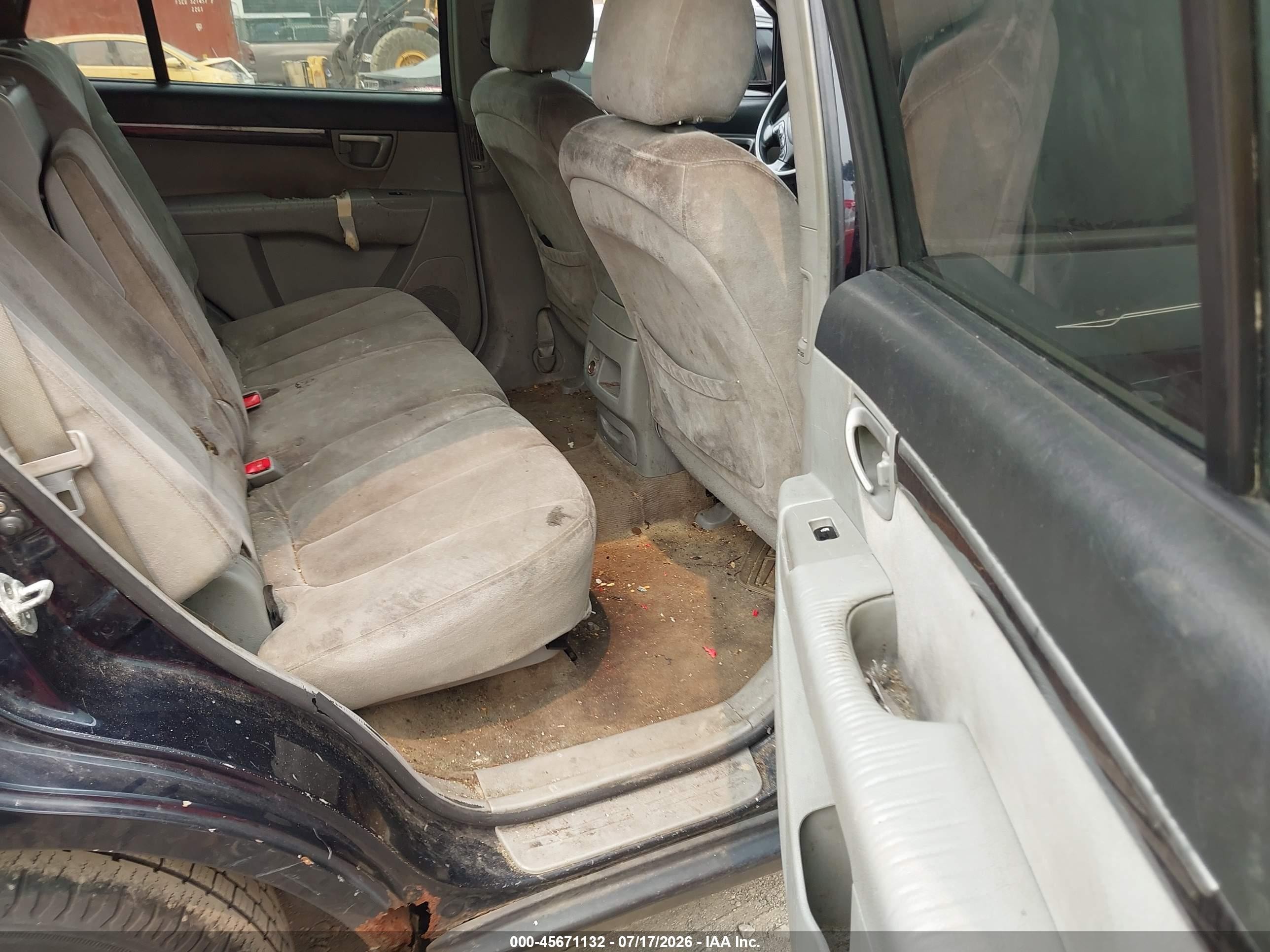 2008 Hyundai Santa Fe Gls Черный vin: 5NMSG73D68H163887