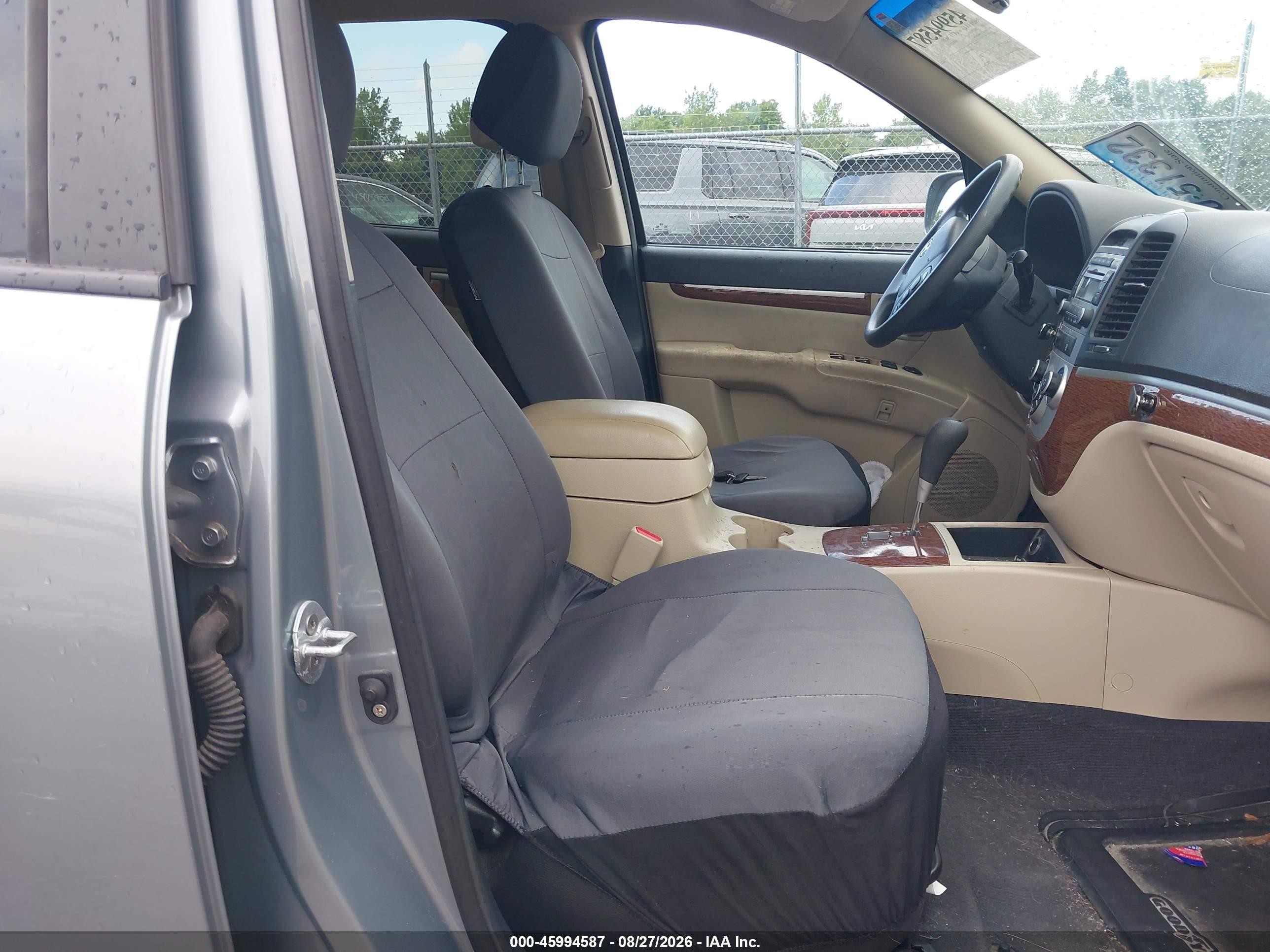 2008 Hyundai Santa Fe Gls Light Blue vin: 5NMSG73D68H183542