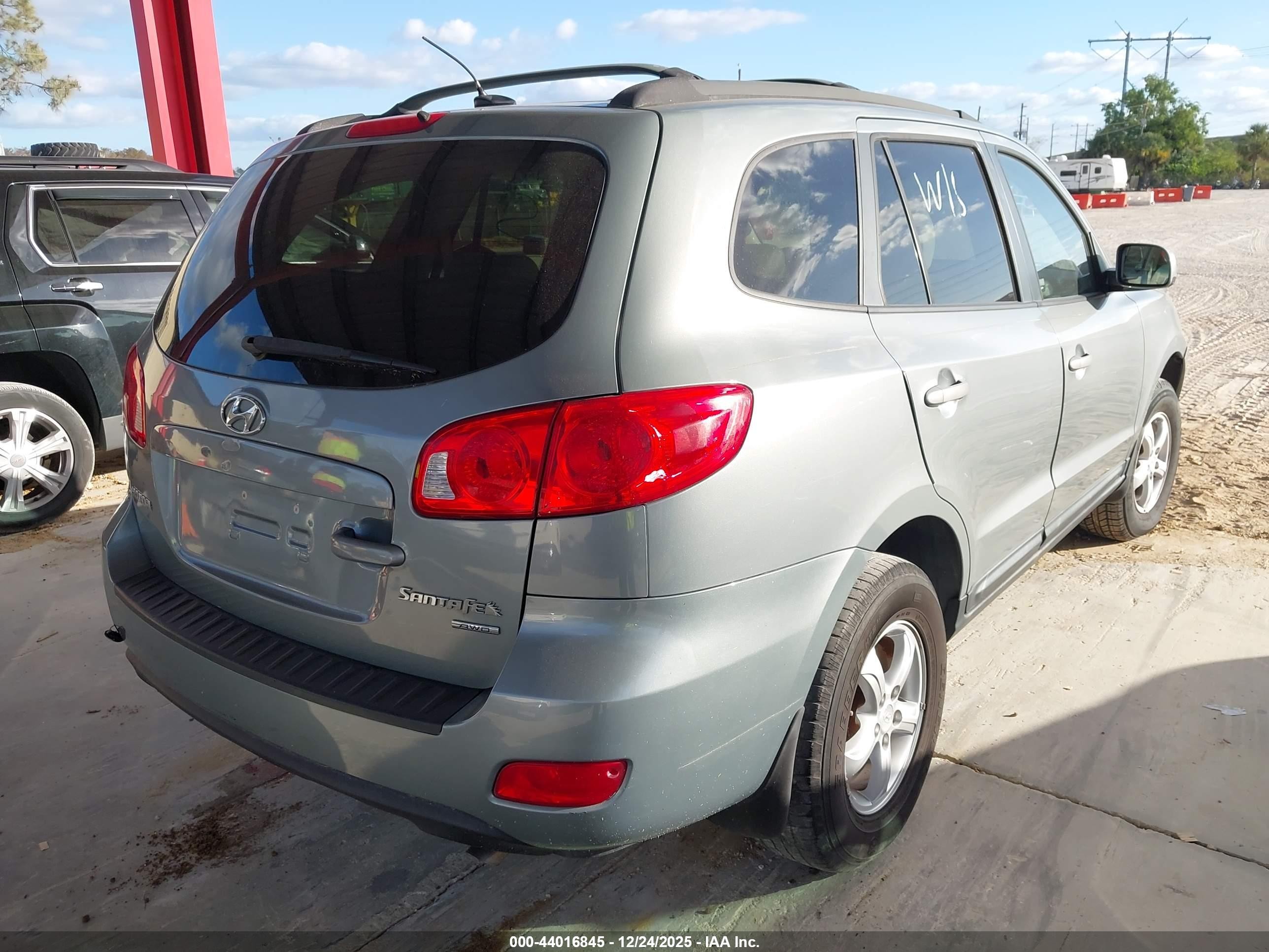 2008 Hyundai Santa Fe Gls Light Blue vin: 5NMSG73D68H209363