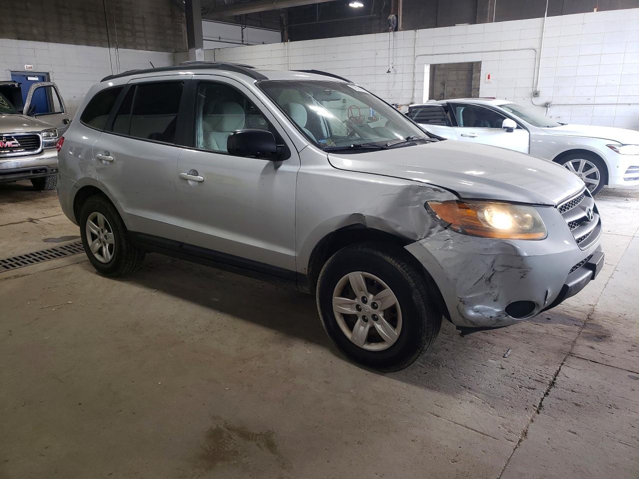2009 Hyundai Santa Fe Gls Silver vin: 5NMSG73D69H276403