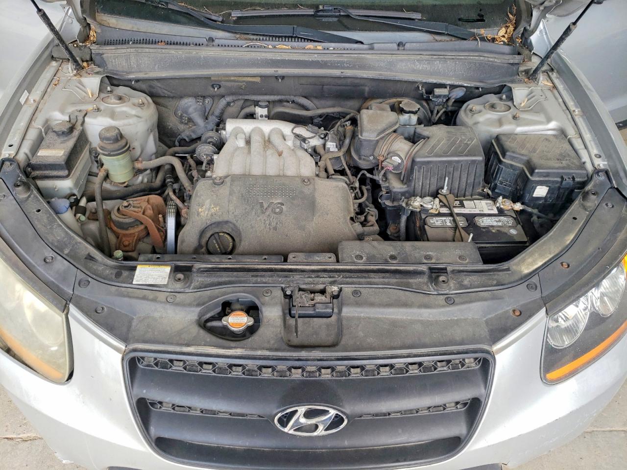 2009 Hyundai Santa Fe Gls Silver vin: 5NMSG73D69H276403