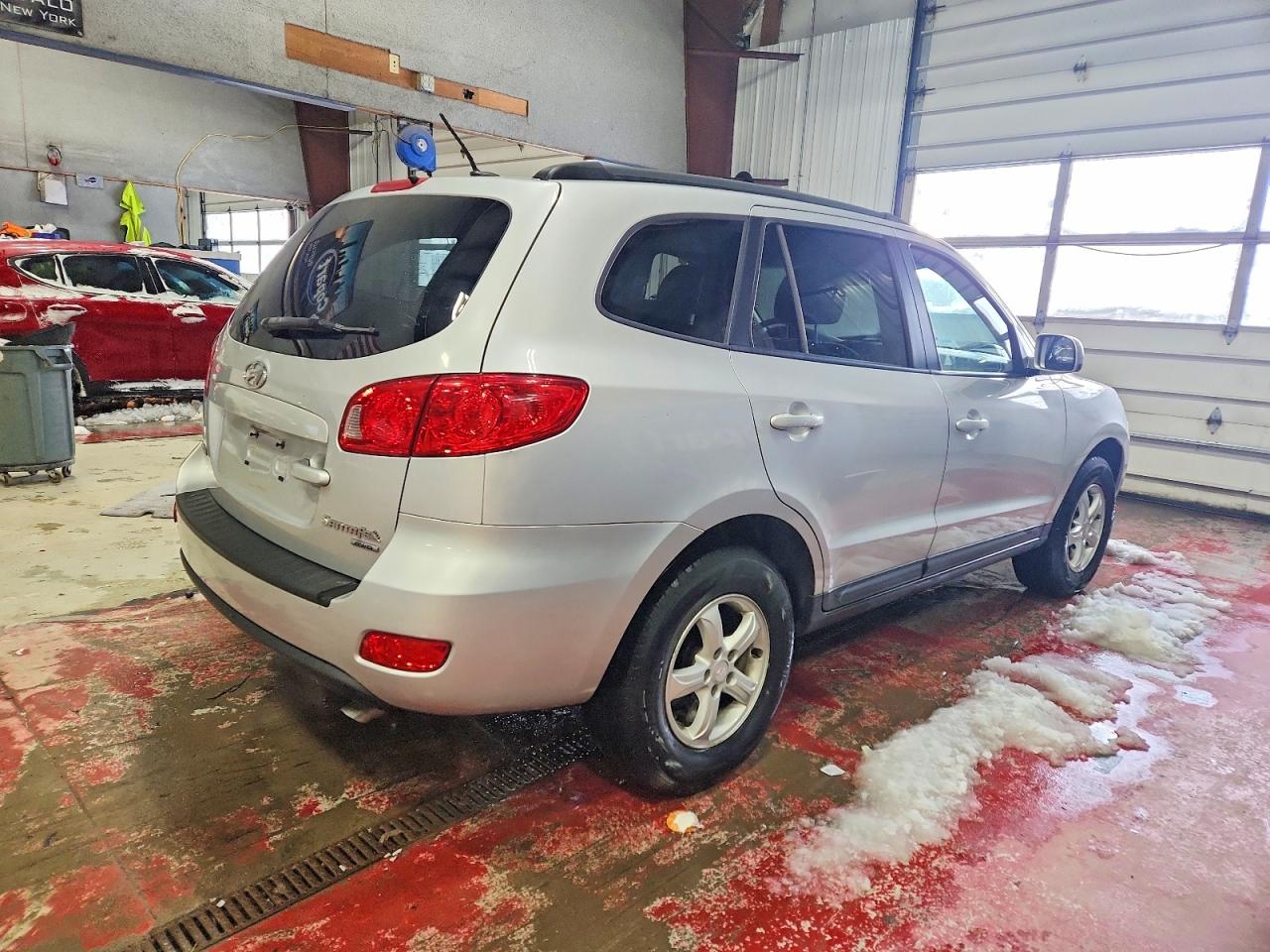 2008 Hyundai Santa Fe Gls Silver vin: 5NMSG73D78H134348