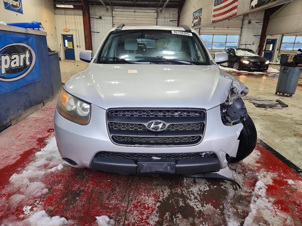 2008 Hyundai Santa Fe Gls Silver vin: 5NMSG73D78H134348