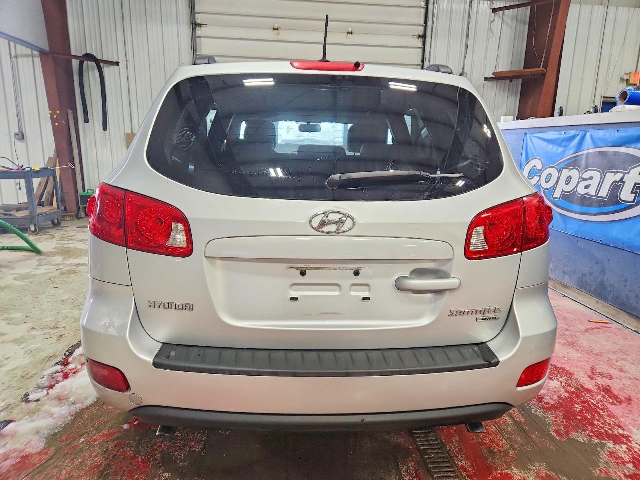 2008 Hyundai Santa Fe Gls Silver vin: 5NMSG73D78H134348