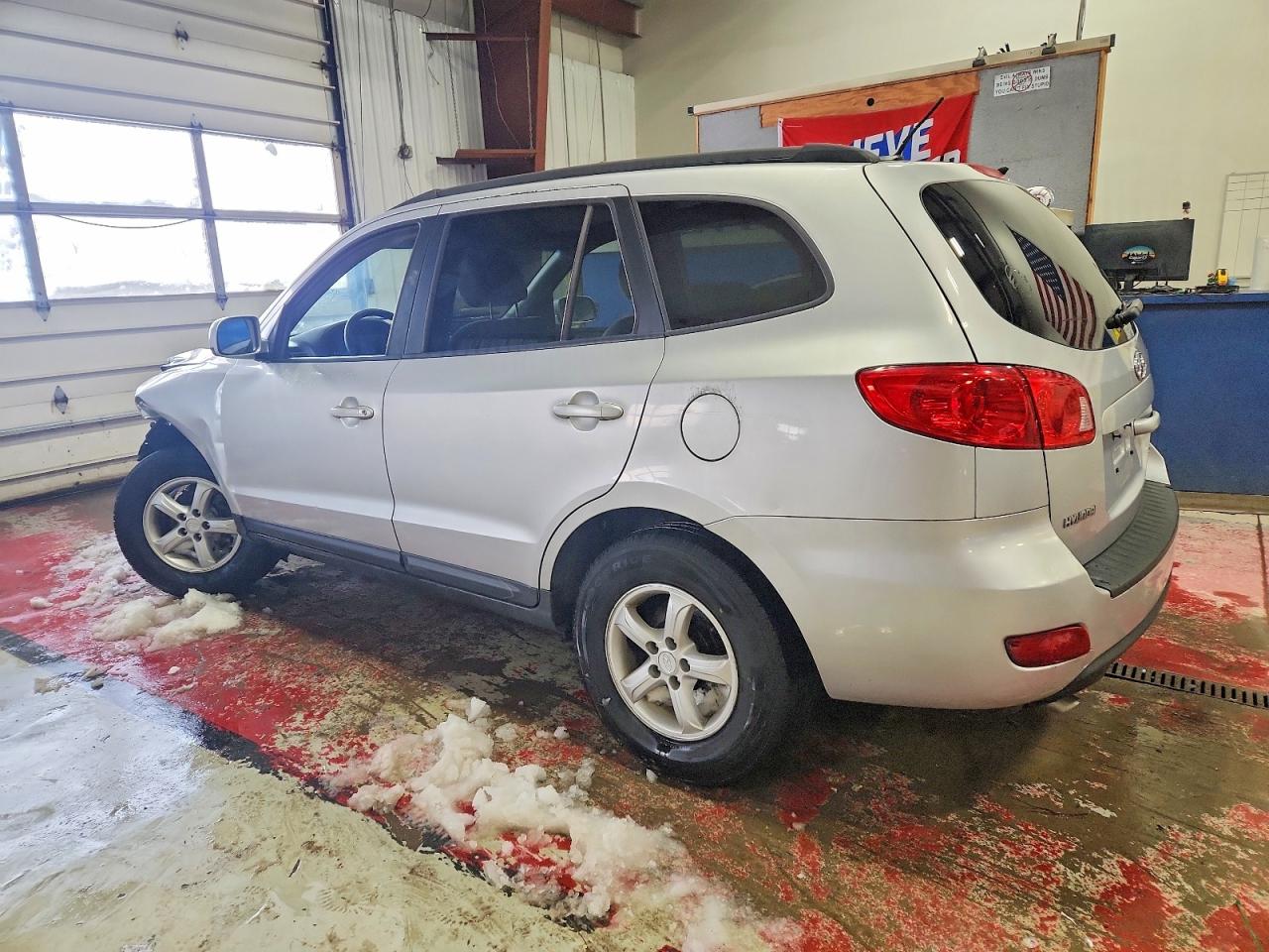 2008 Hyundai Santa Fe Gls Silver vin: 5NMSG73D78H134348