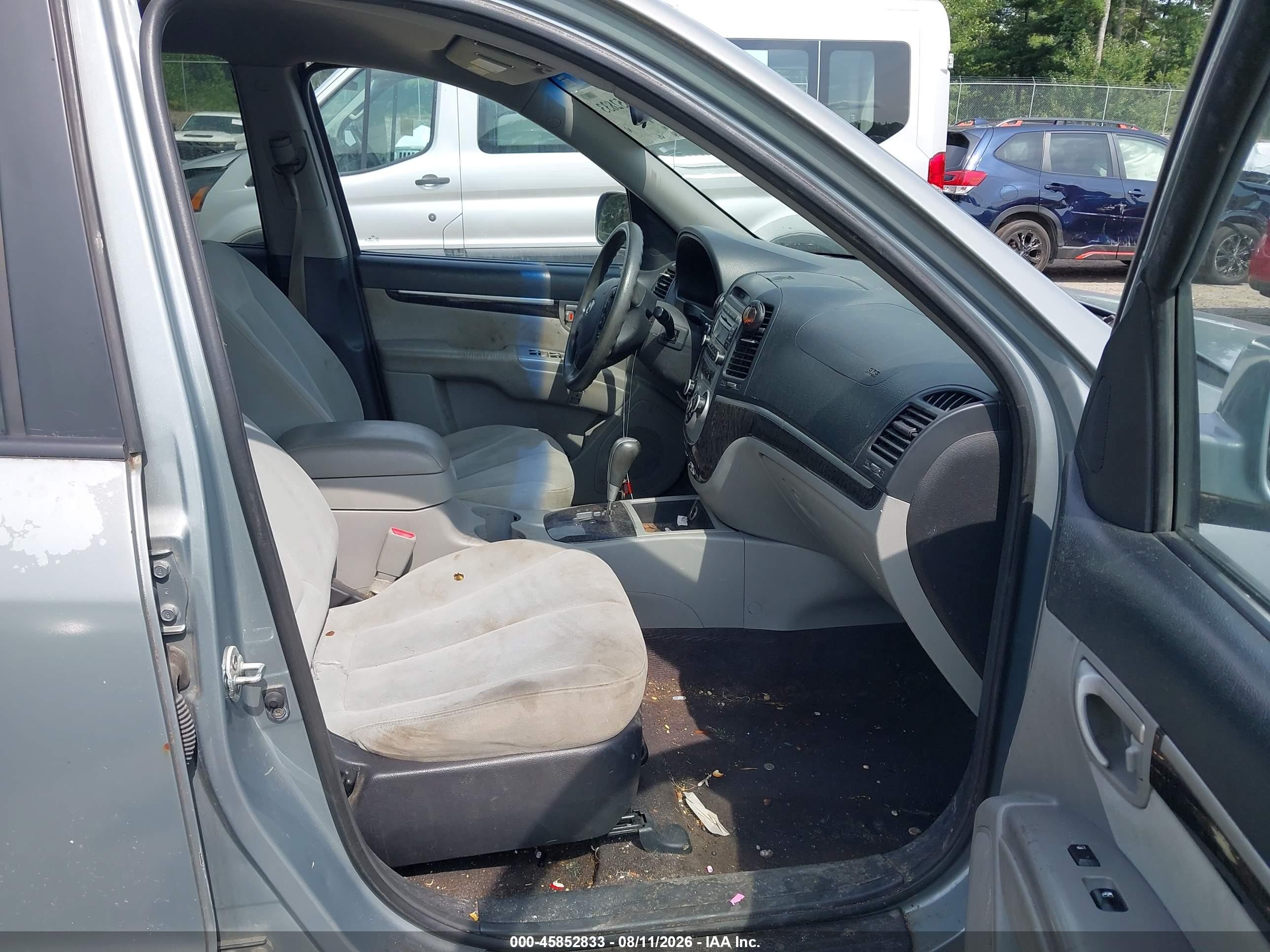 2008 Hyundai Santa Fe Gls Silver vin: 5NMSG73D78H199135