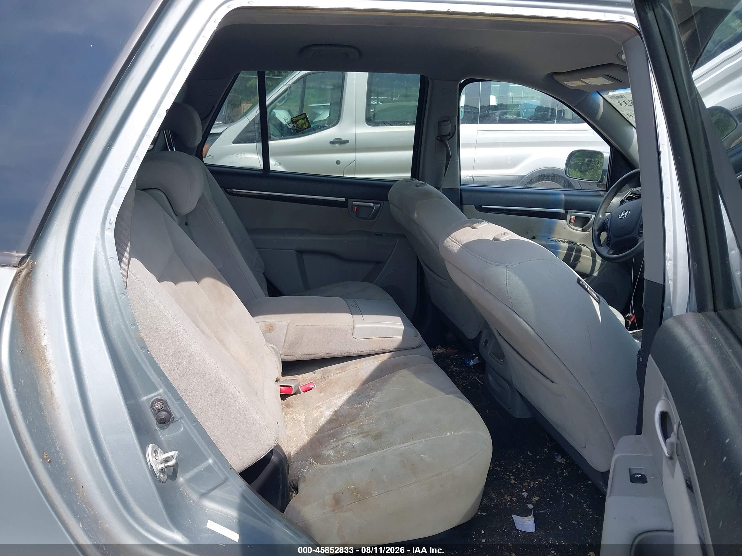 2008 Hyundai Santa Fe Gls Silver vin: 5NMSG73D78H199135
