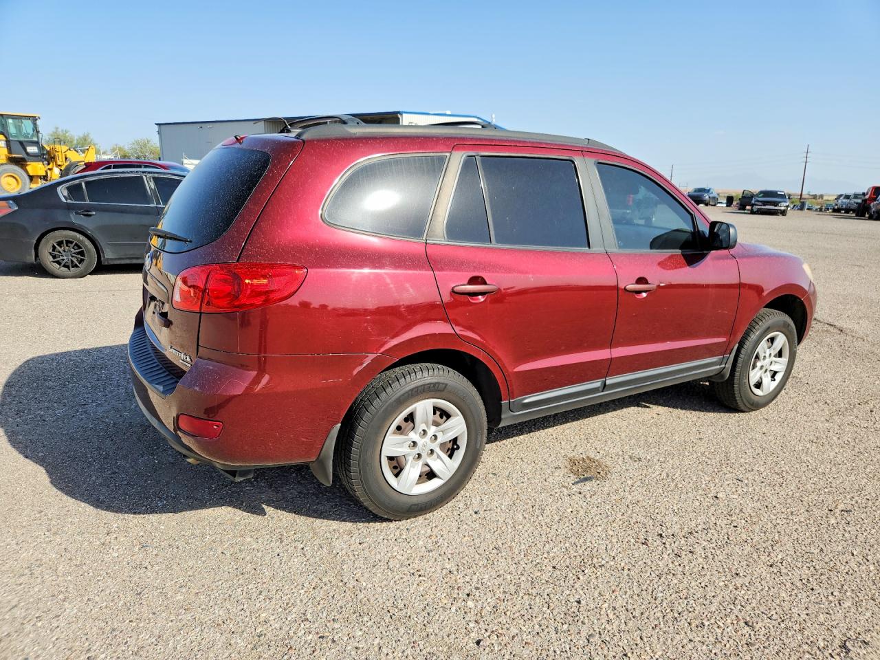 2009 Hyundai Santa Fe Gls Темно-бордовый vin: 5NMSG73D79H321087