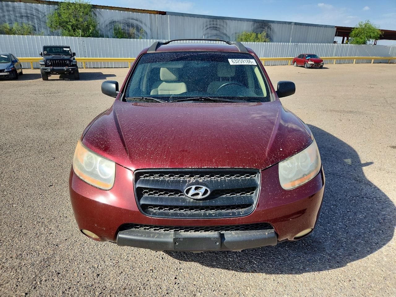 2009 Hyundai Santa Fe Gls Темно-бордовый vin: 5NMSG73D79H321087