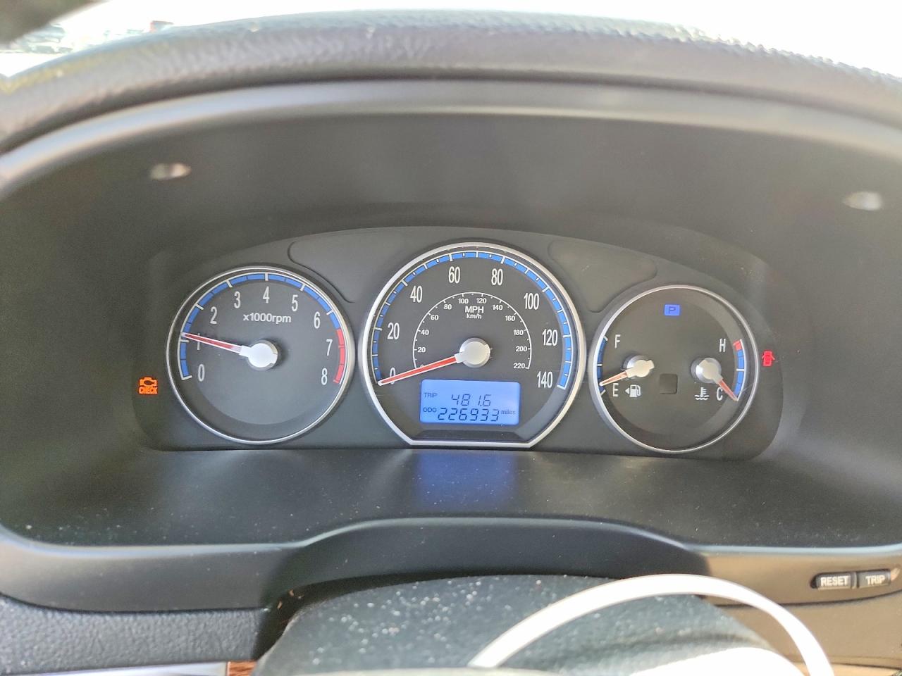 2009 Hyundai Santa Fe Gls Темно-бордовый vin: 5NMSG73D79H321087