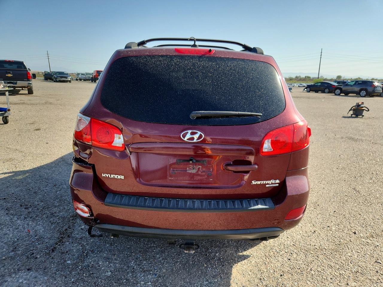 2009 Hyundai Santa Fe Gls Темно-бордовый vin: 5NMSG73D79H321087