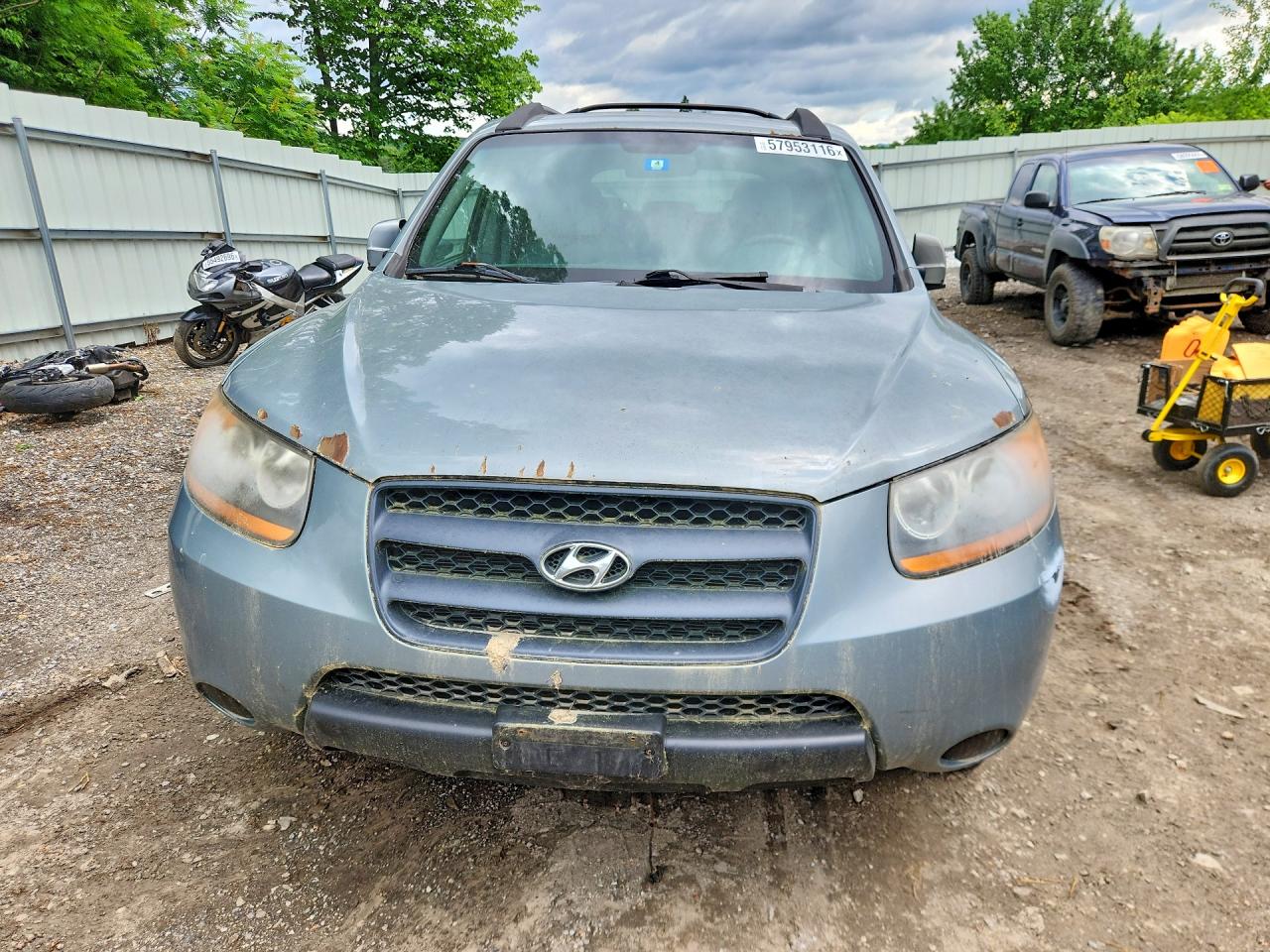 2008 Hyundai Santa Fe Gls Серебряный vin: 5NMSG73D88H170288