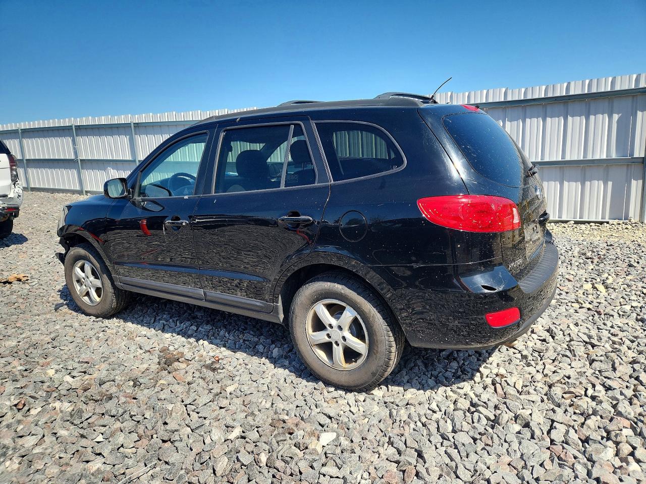 2008 Hyundai Santa Fe Gls Black vin: 5NMSG73D88H193702