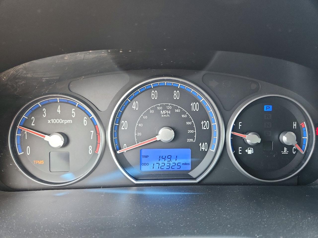 2008 Hyundai Santa Fe Gls Black vin: 5NMSG73D88H193702