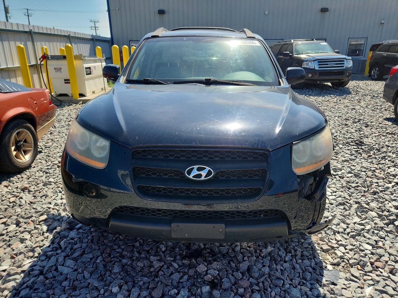 2008 Hyundai Santa Fe Gls Black vin: 5NMSG73D88H193702