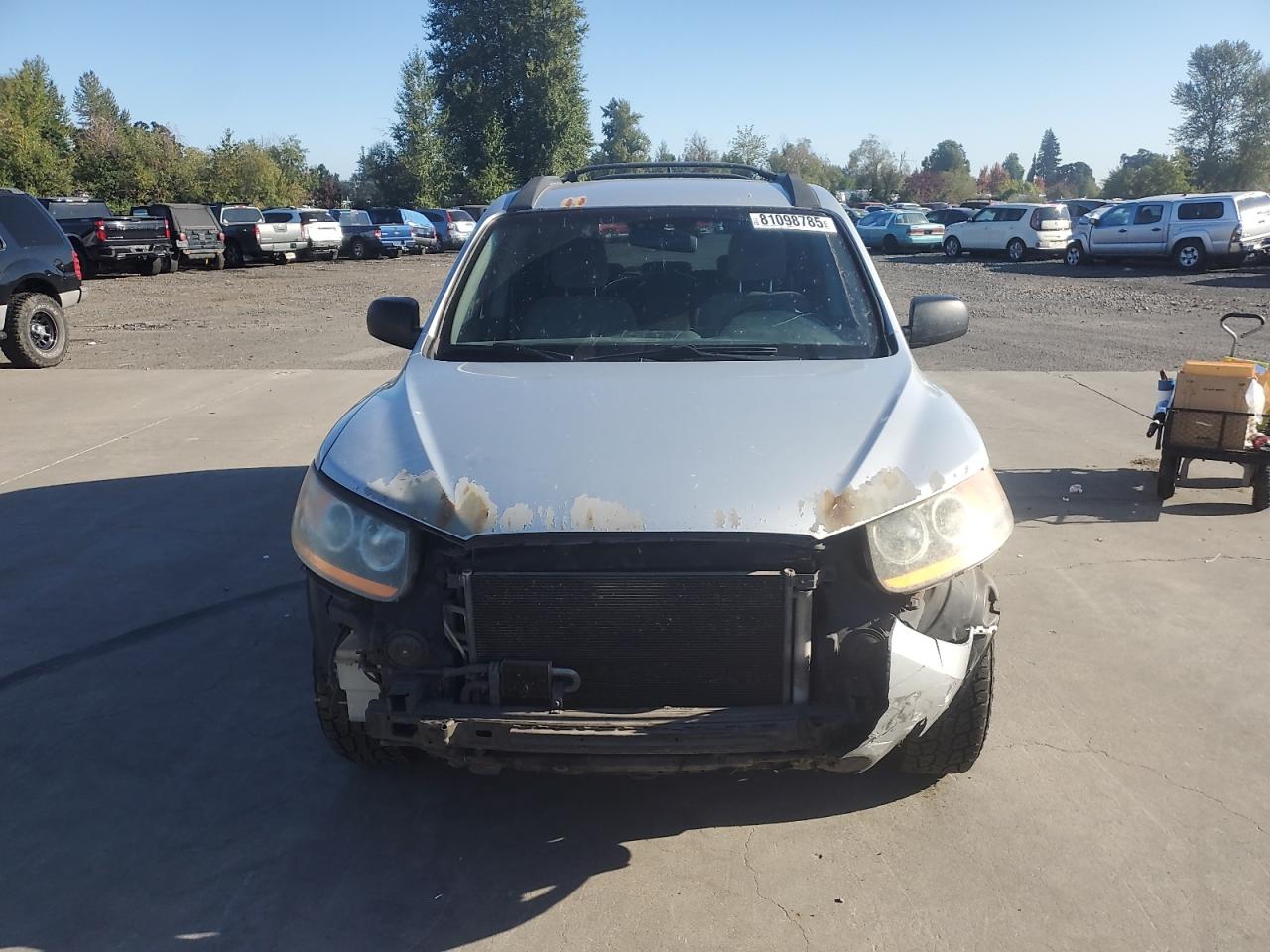 2009 Hyundai Santa Fe Gls Серебряный vin: 5NMSG73D89H271705
