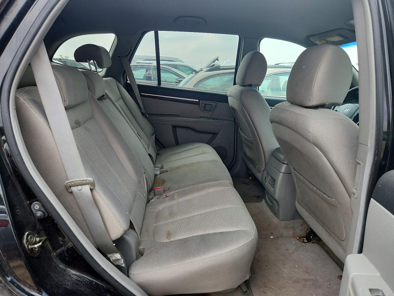 2007 Hyundai Santa Fe Gls Black vin: 5NMSG73D97H049932