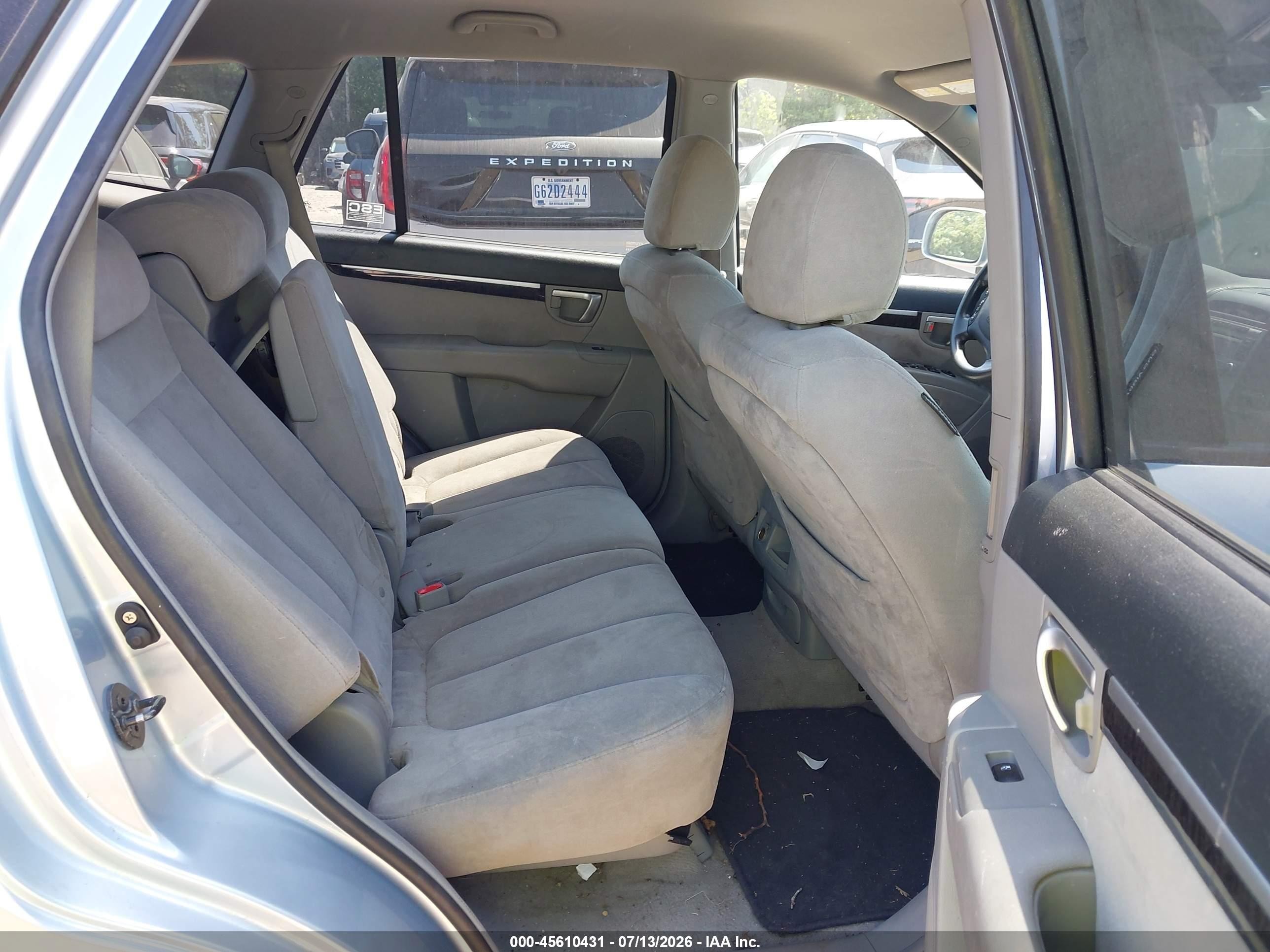 2008 Hyundai Santa Fe Gls Blue vin: 5NMSG73D98H140975
