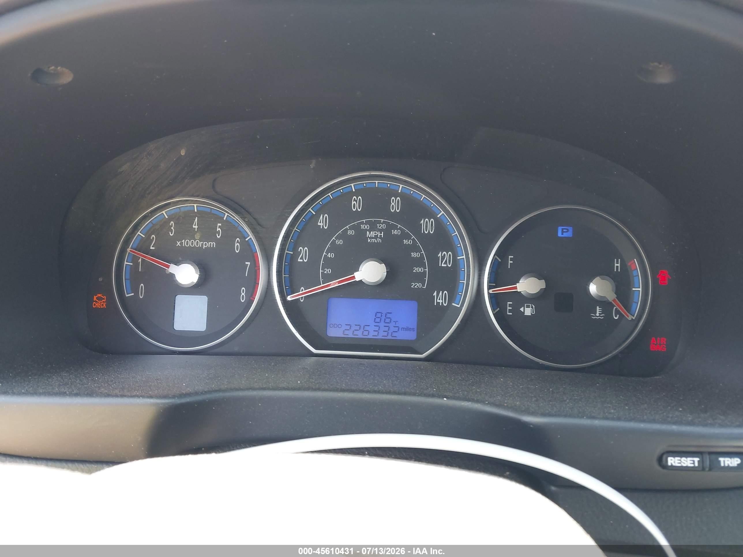 2008 Hyundai Santa Fe Gls Blue vin: 5NMSG73D98H140975