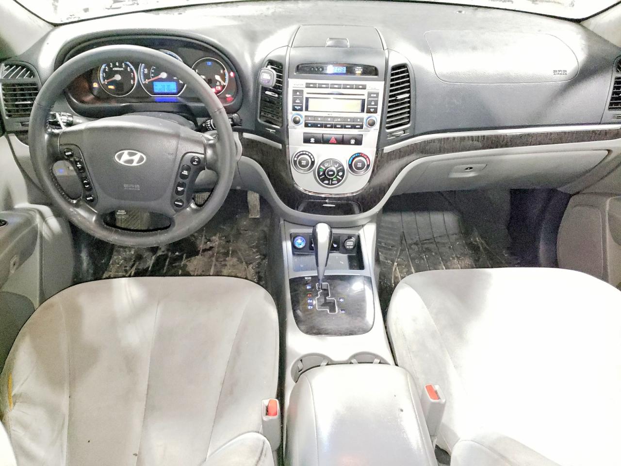 2008 Hyundai Santa Fe Gls White vin: 5NMSG73D98H193336
