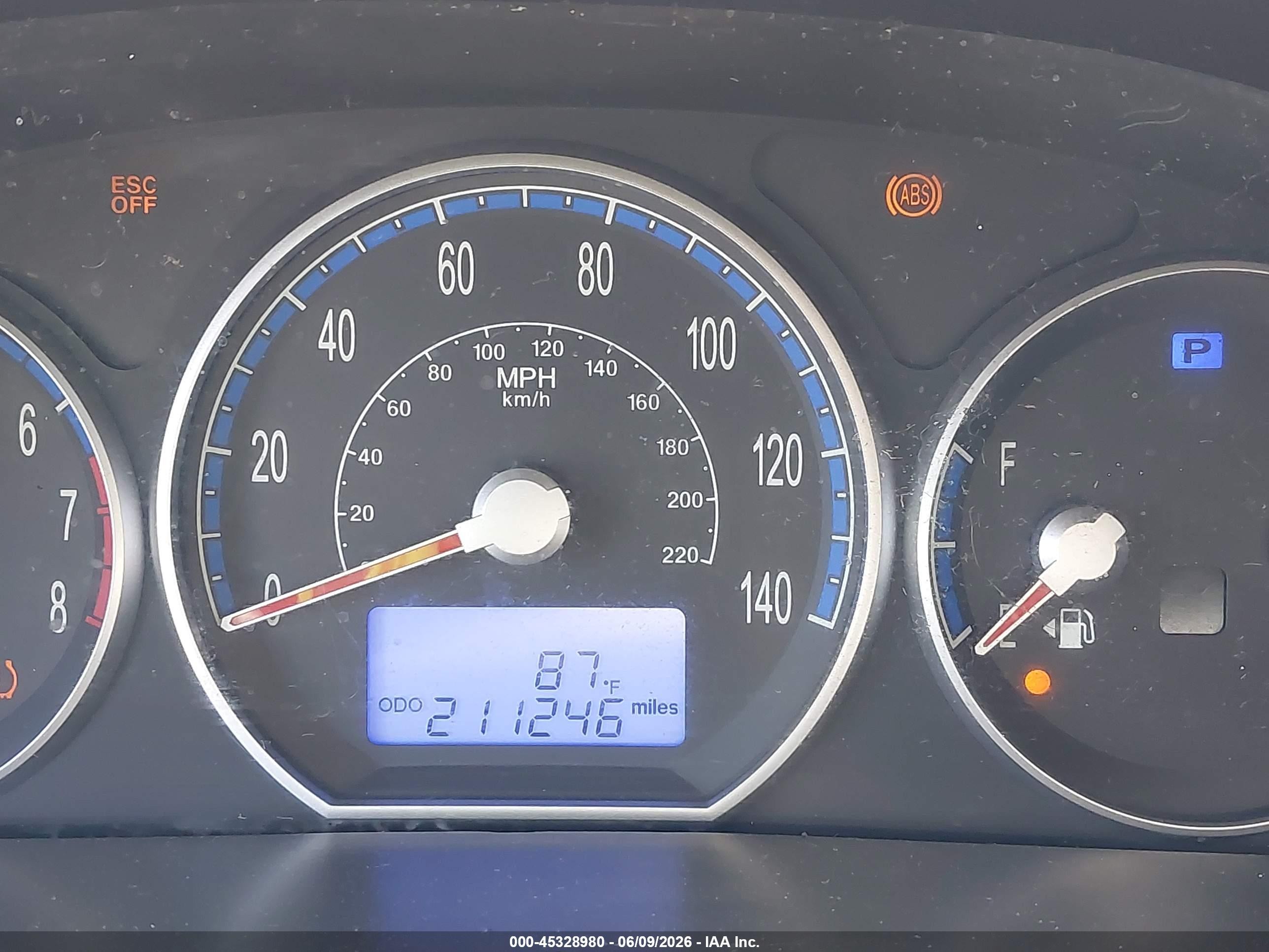 2009 Hyundai Santa Fe Gls Blue vin: 5NMSG73D99H255206