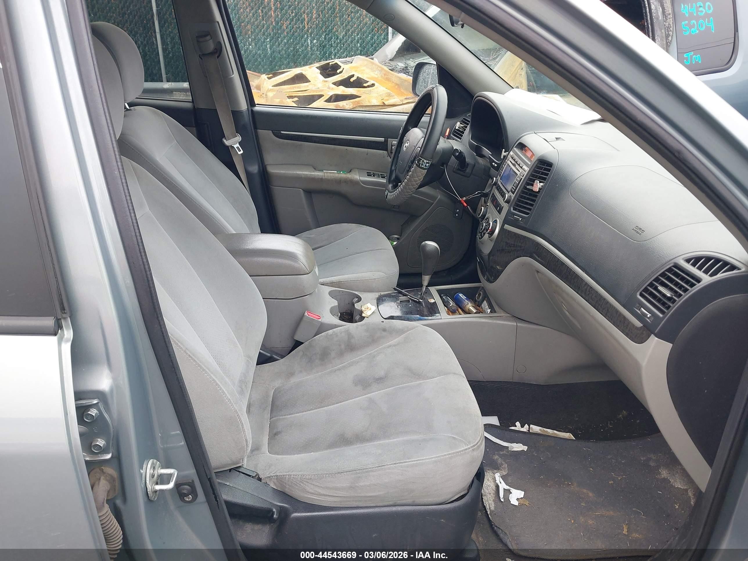 2009 Hyundai Santa Fe Gls Light Blue vin: 5NMSG73D99H255741