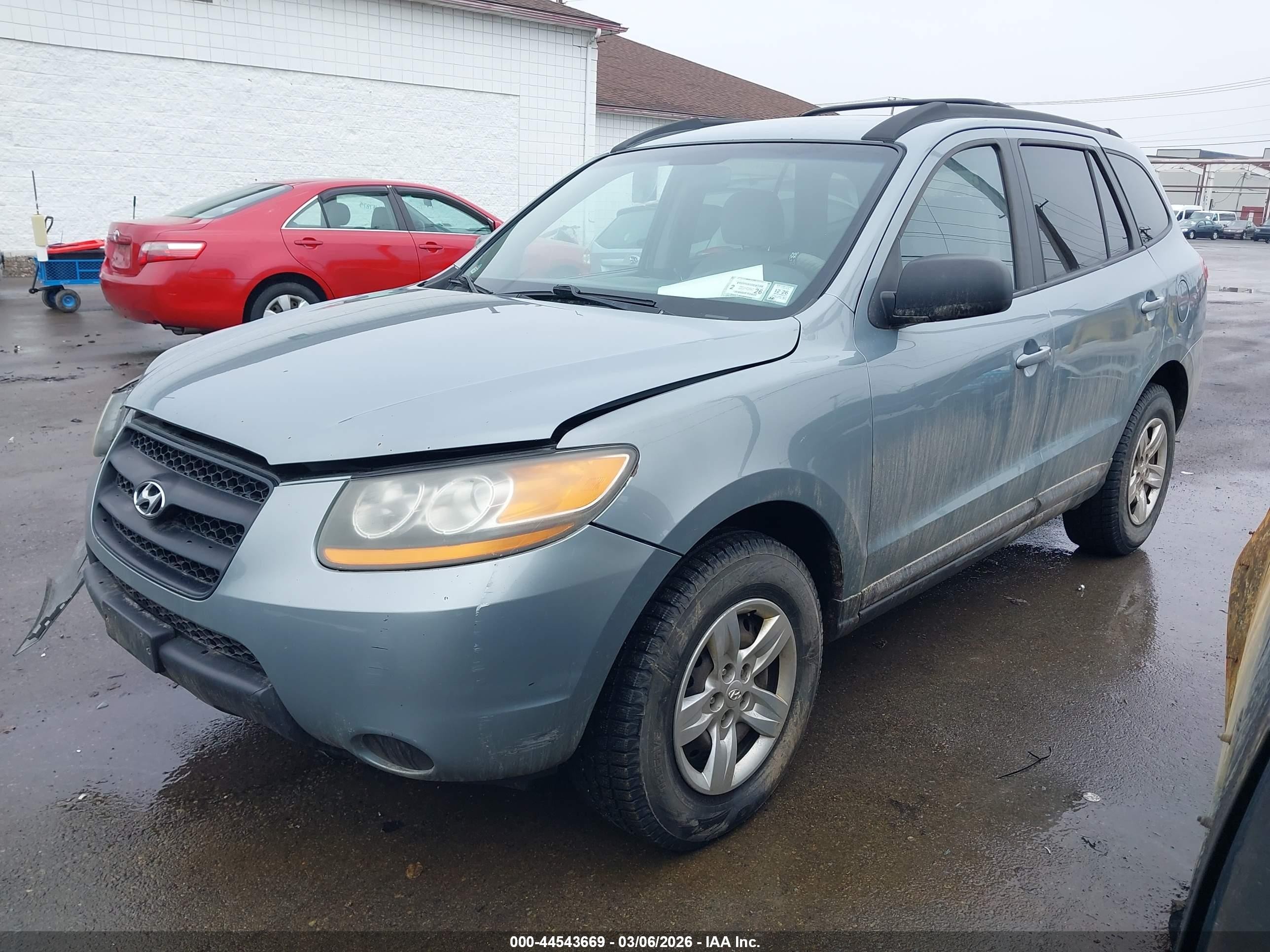 2009 Hyundai Santa Fe Gls Light Blue vin: 5NMSG73D99H255741