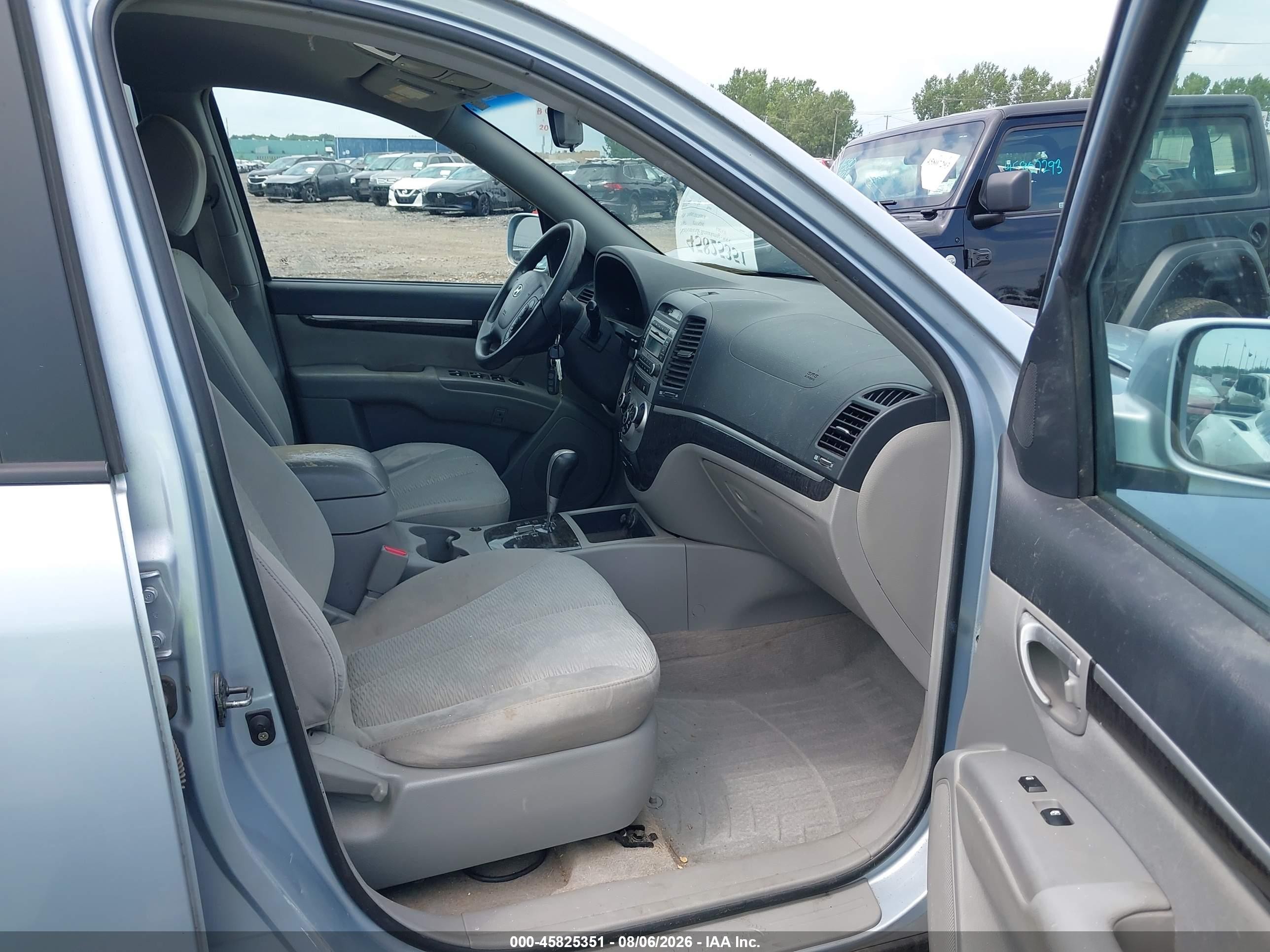 2007 Hyundai Santa Fe Gls Синий vin: 5NMSG73DX7H084138