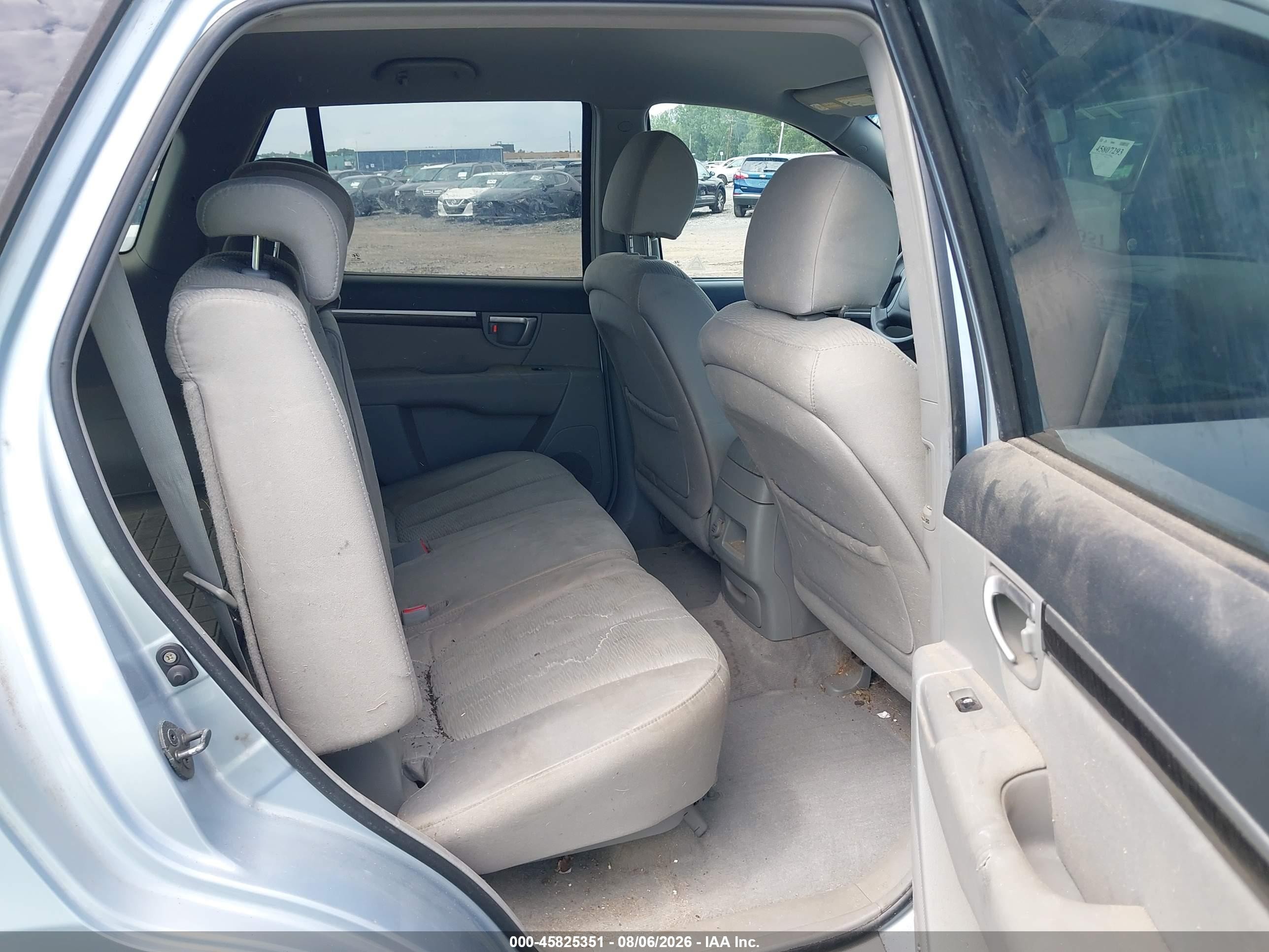 2007 Hyundai Santa Fe Gls Синий vin: 5NMSG73DX7H084138