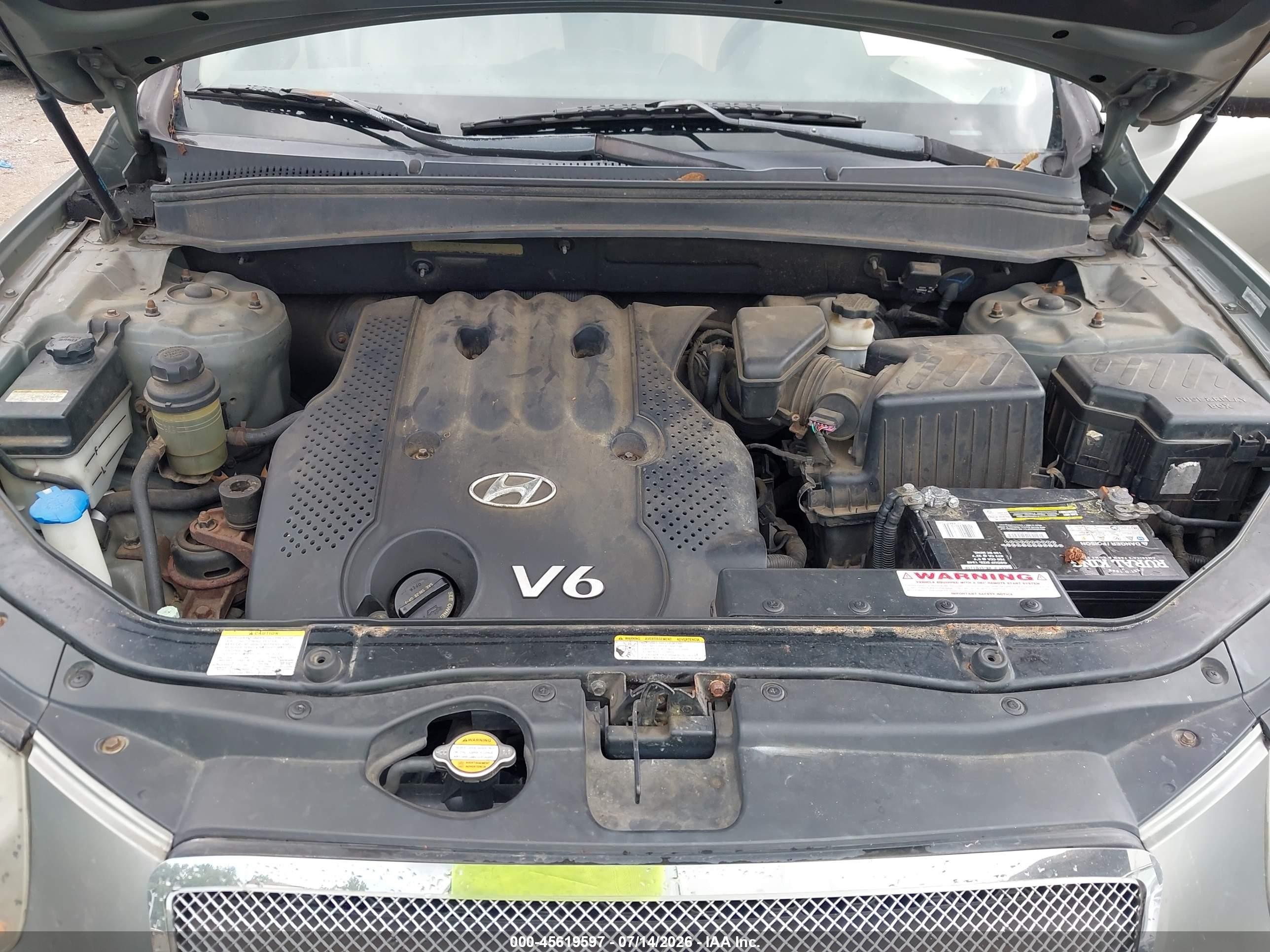 2008 Hyundai Santa Fe Gls Gray vin: 5NMSG73DX8H142167