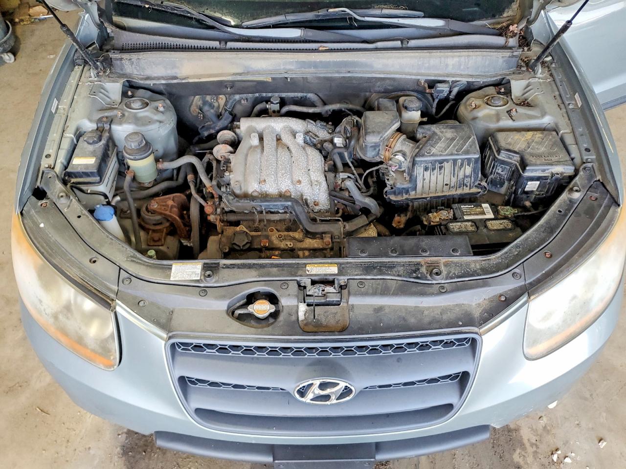 2008 Hyundai Santa Fe Gls Серебряный vin: 5NMSG73DX8H163360