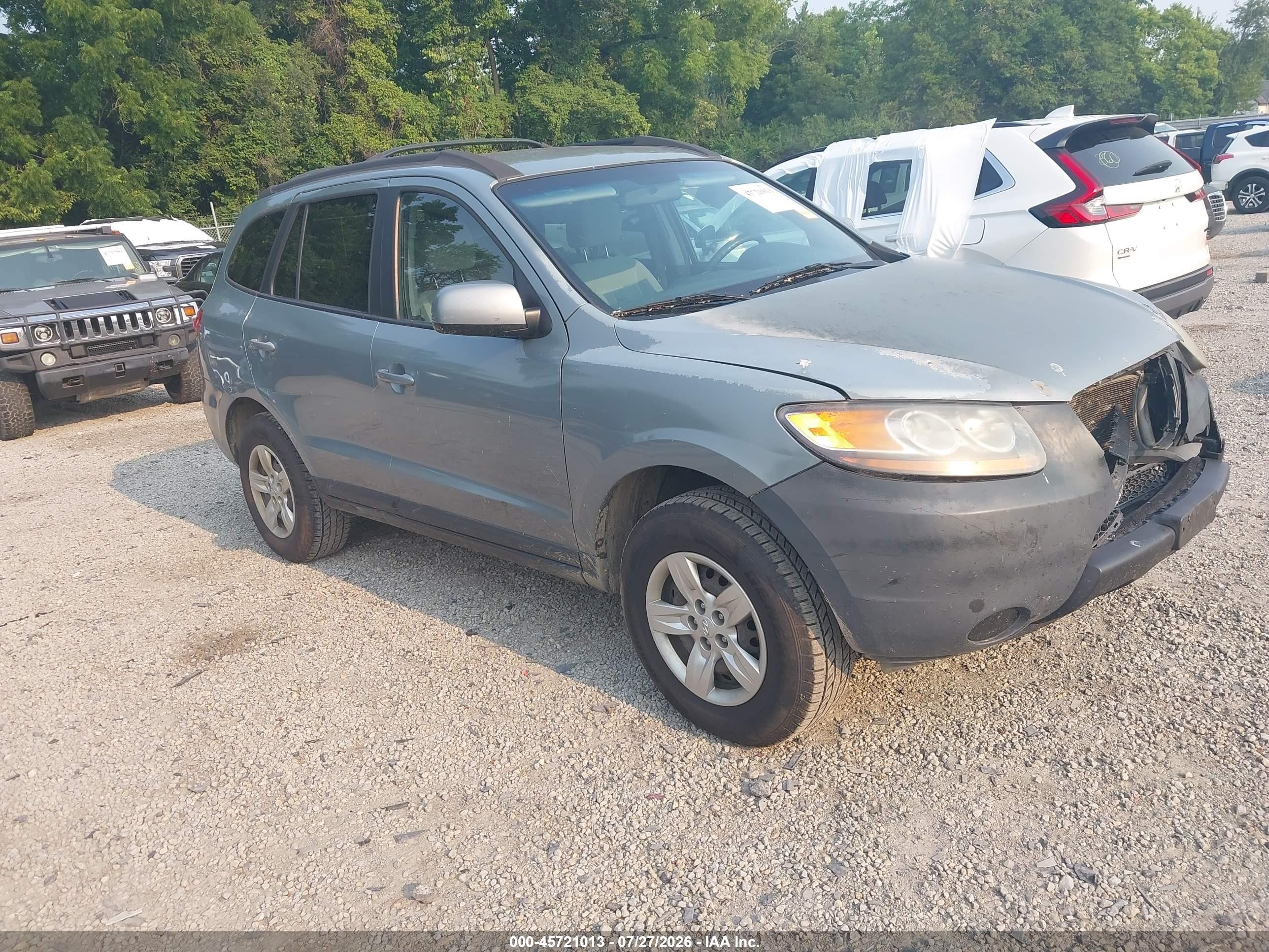 2009 Hyundai Santa Fe Gls Blue vin: 5NMSG73DX9H299487