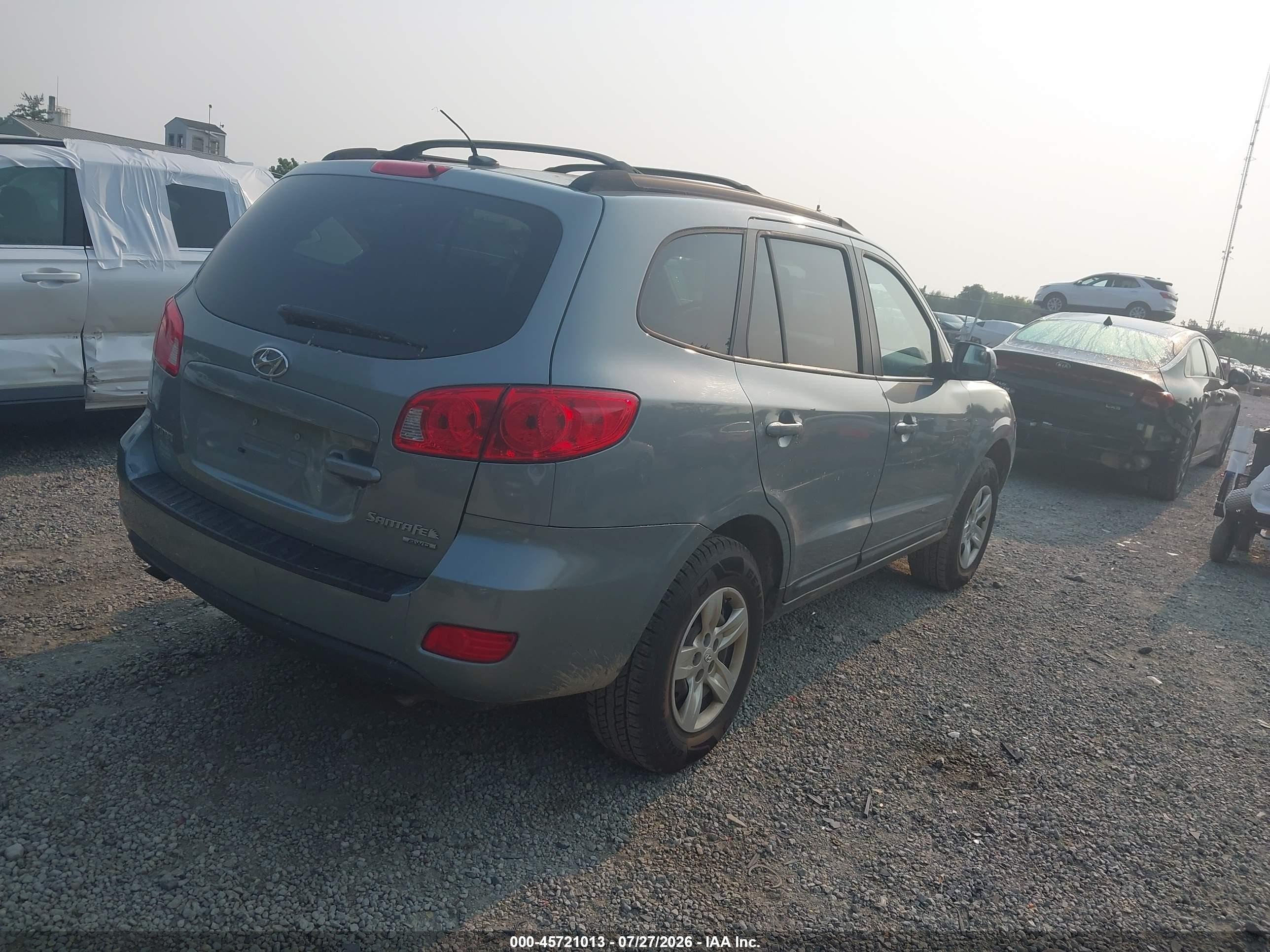 2009 Hyundai Santa Fe Gls Blue vin: 5NMSG73DX9H299487