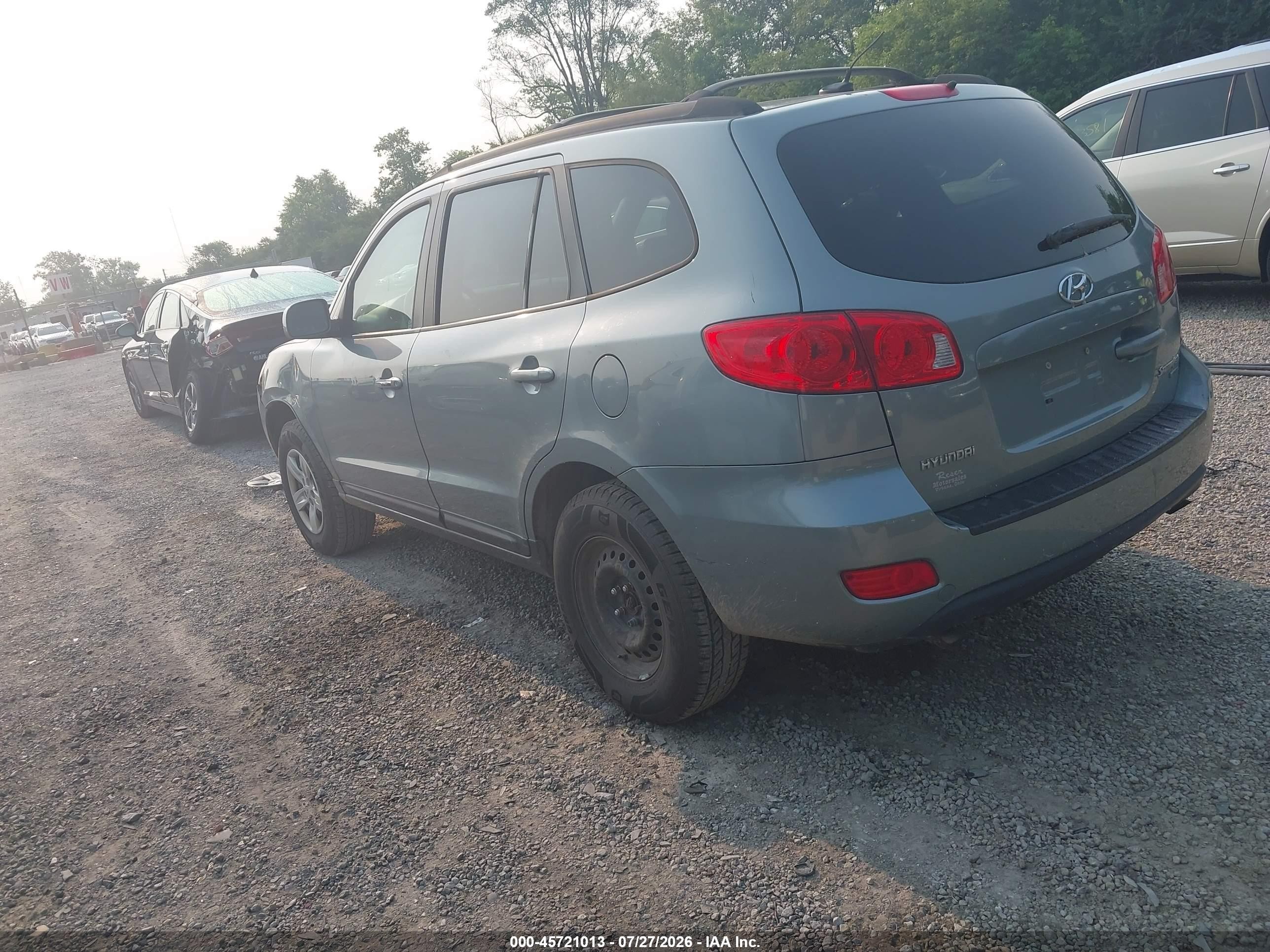 2009 Hyundai Santa Fe Gls Blue vin: 5NMSG73DX9H299487