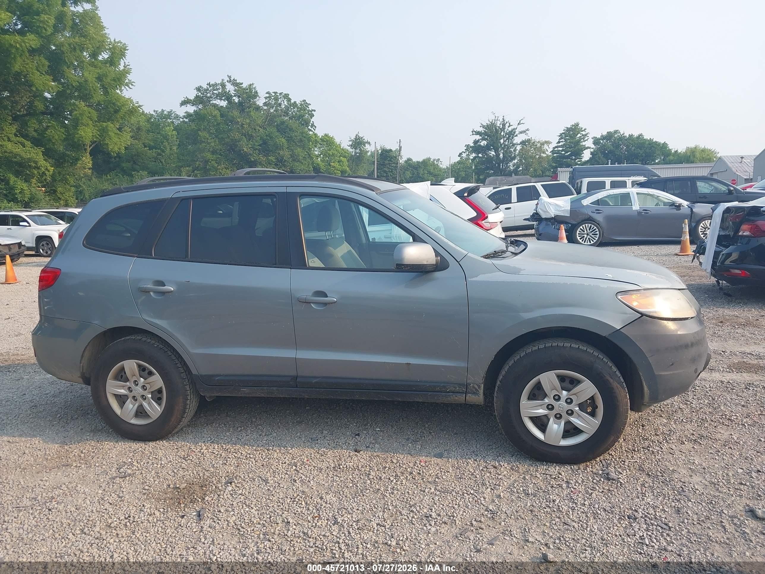 2009 Hyundai Santa Fe Gls Blue vin: 5NMSG73DX9H299487