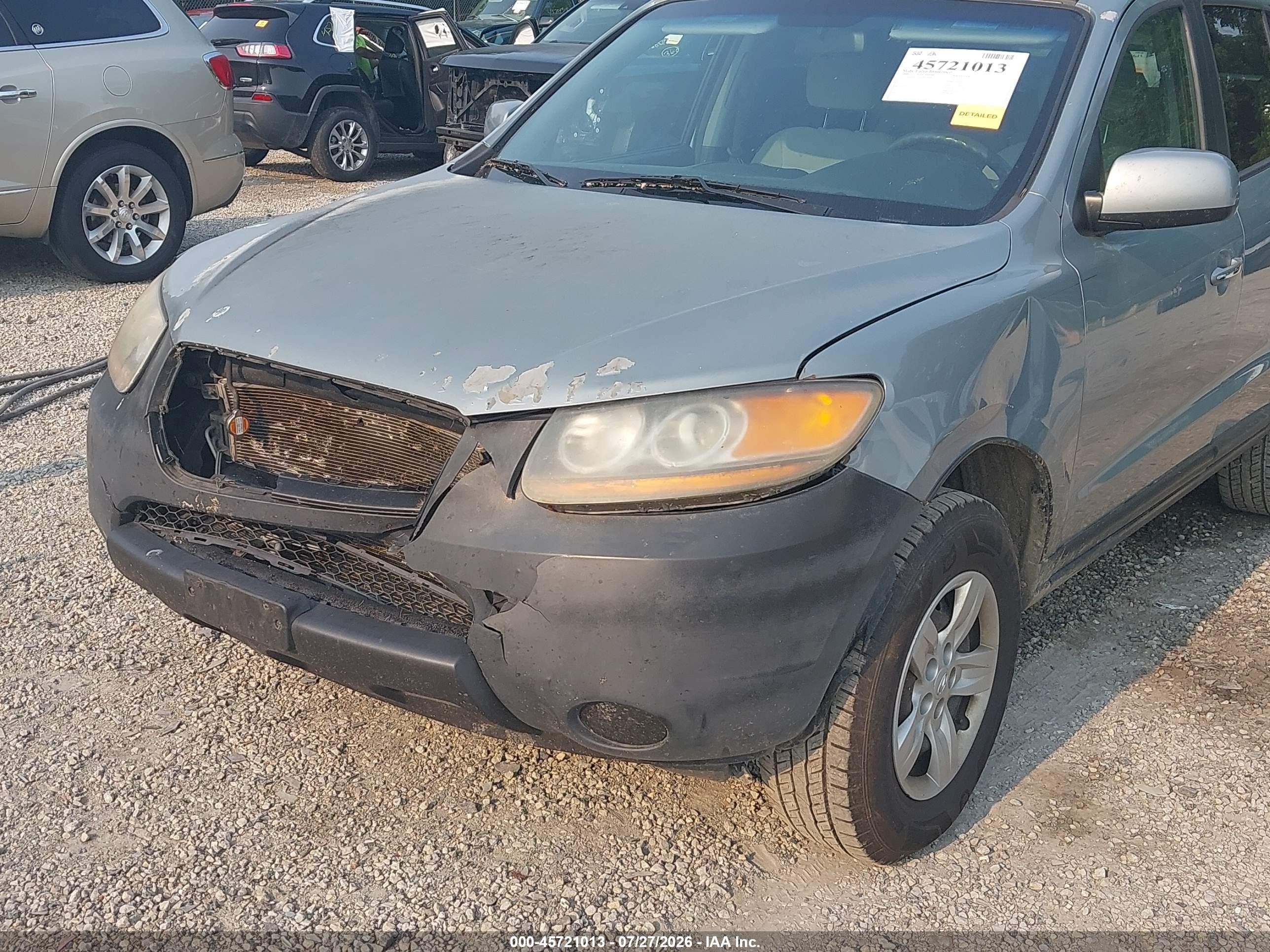 2009 Hyundai Santa Fe Gls Blue vin: 5NMSG73DX9H299487