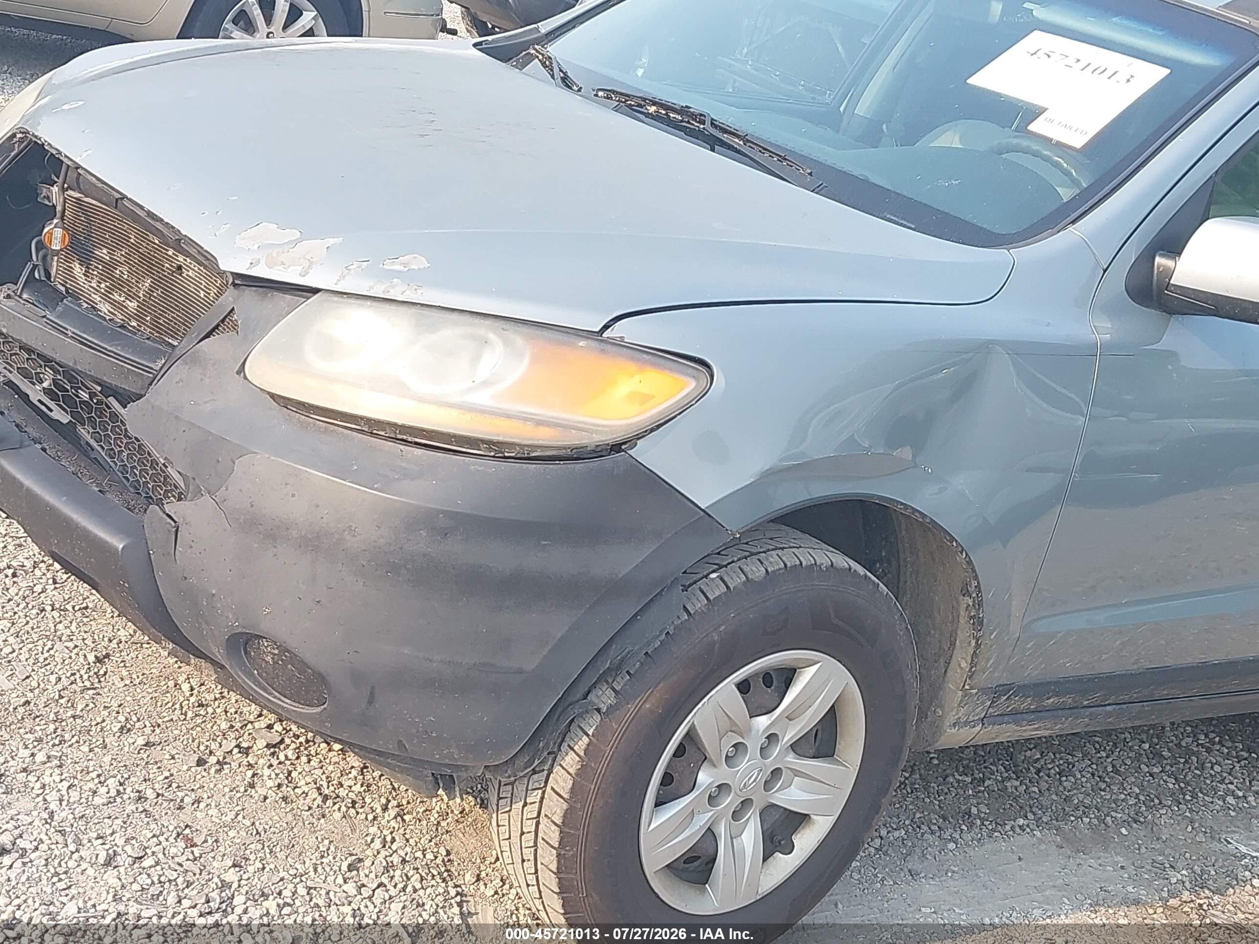 2009 Hyundai Santa Fe Gls Blue vin: 5NMSG73DX9H299487