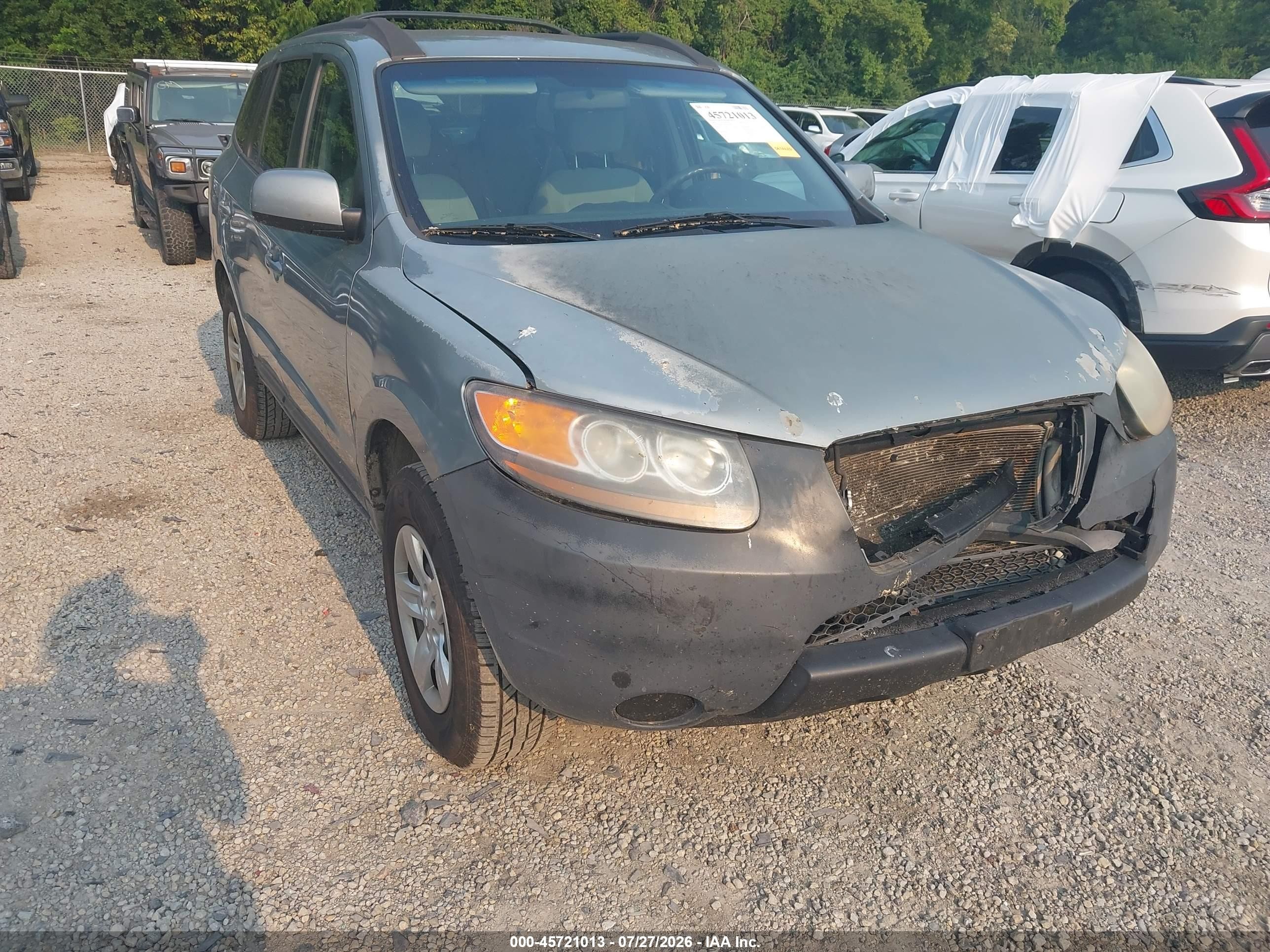 2009 Hyundai Santa Fe Gls Blue vin: 5NMSG73DX9H299487